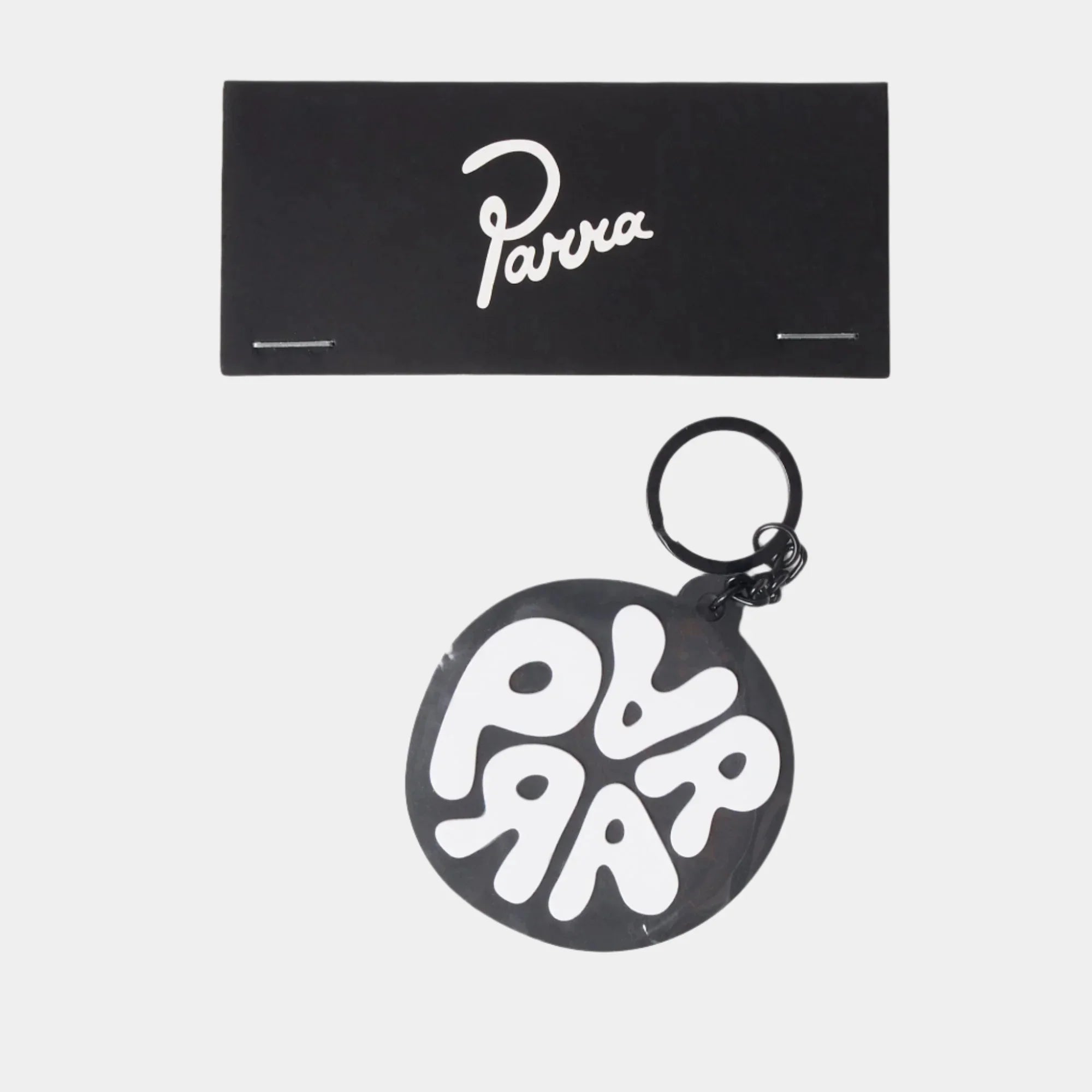 By Parra 1976 Logo Key Chain - Black