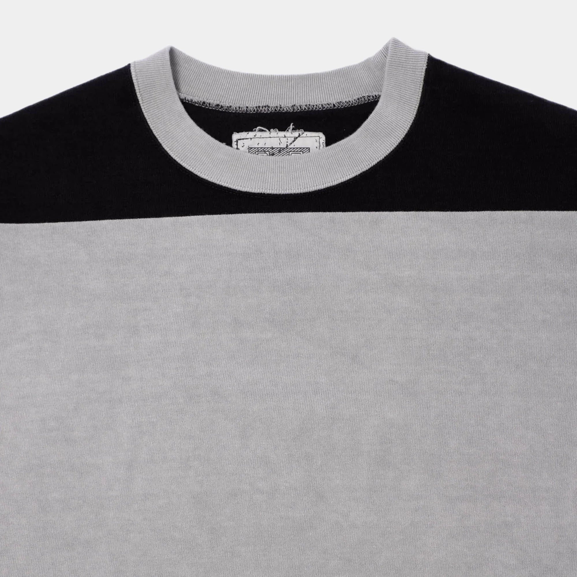 Cav Empt Overdye Stripe Short Sleeve Crew Neck - Khaki