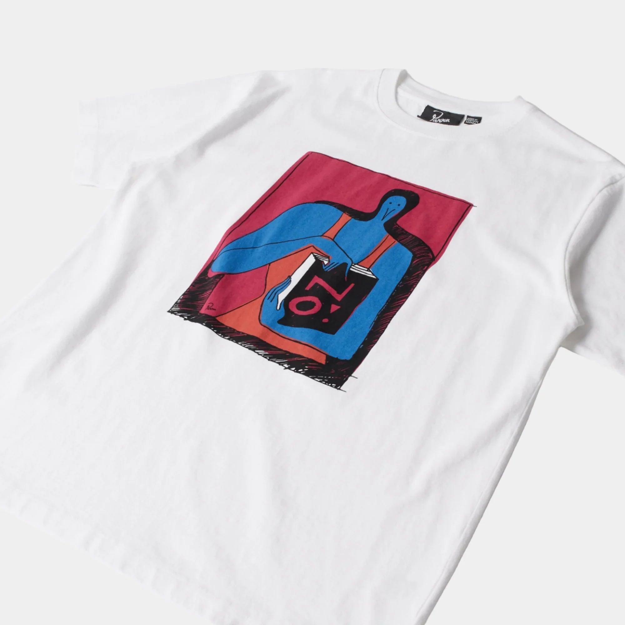 By Parra No Books T-Shirt - White