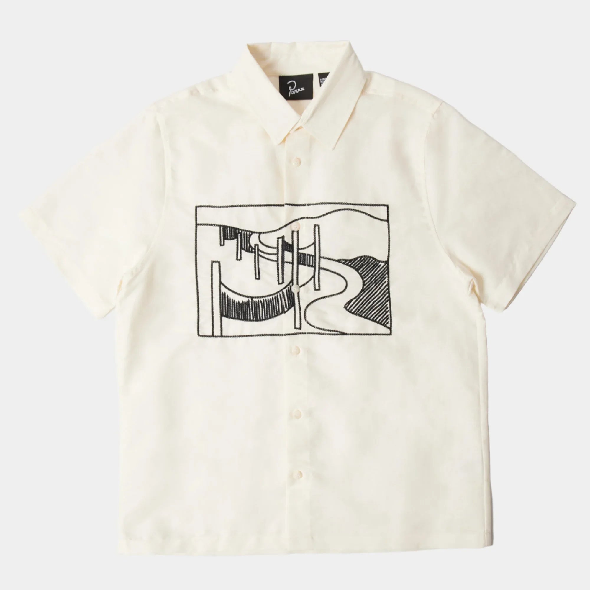 By Parra The Dunes Short Sleeve Shirt - Off White
