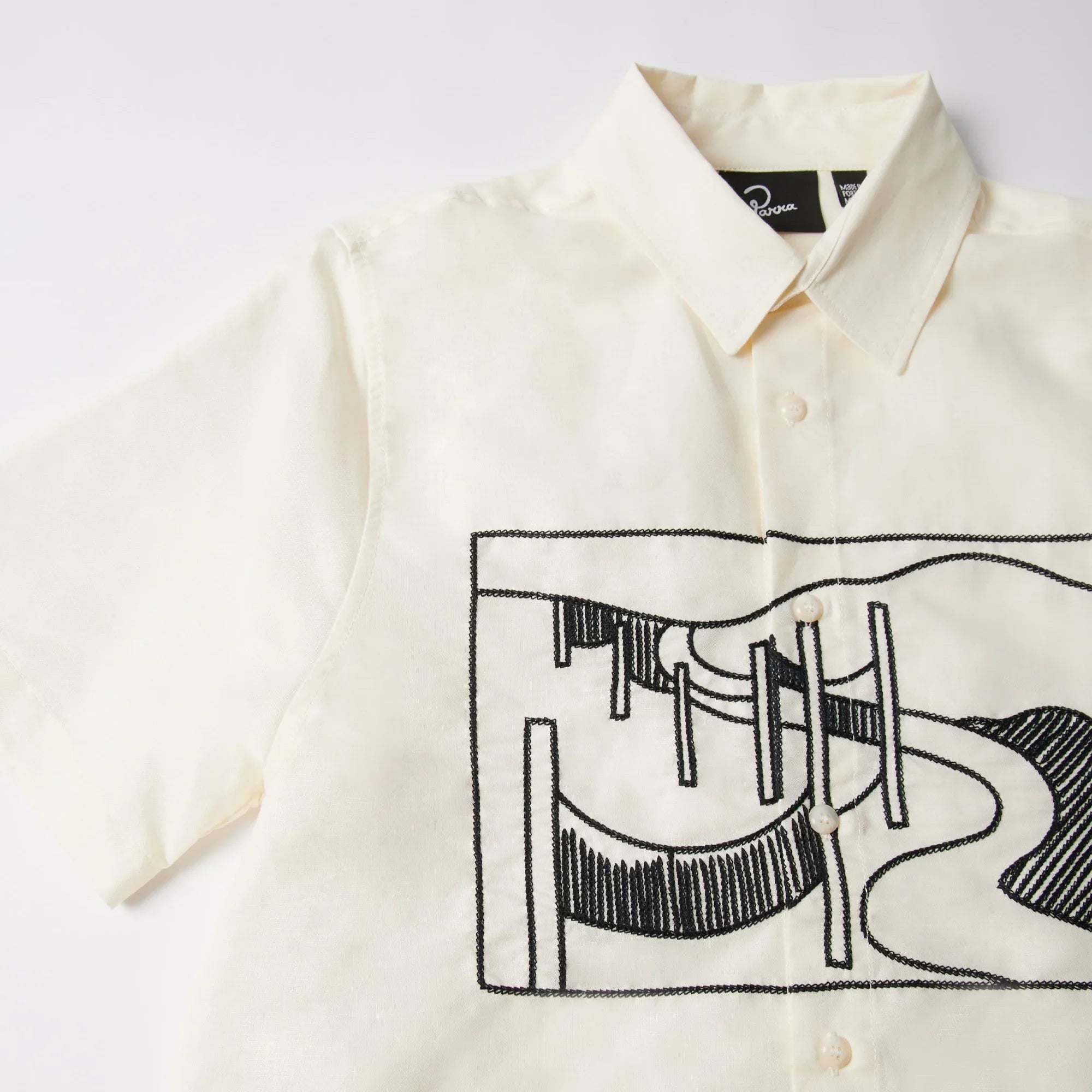 By Parra The Dunes Short Sleeve Shirt - Off White