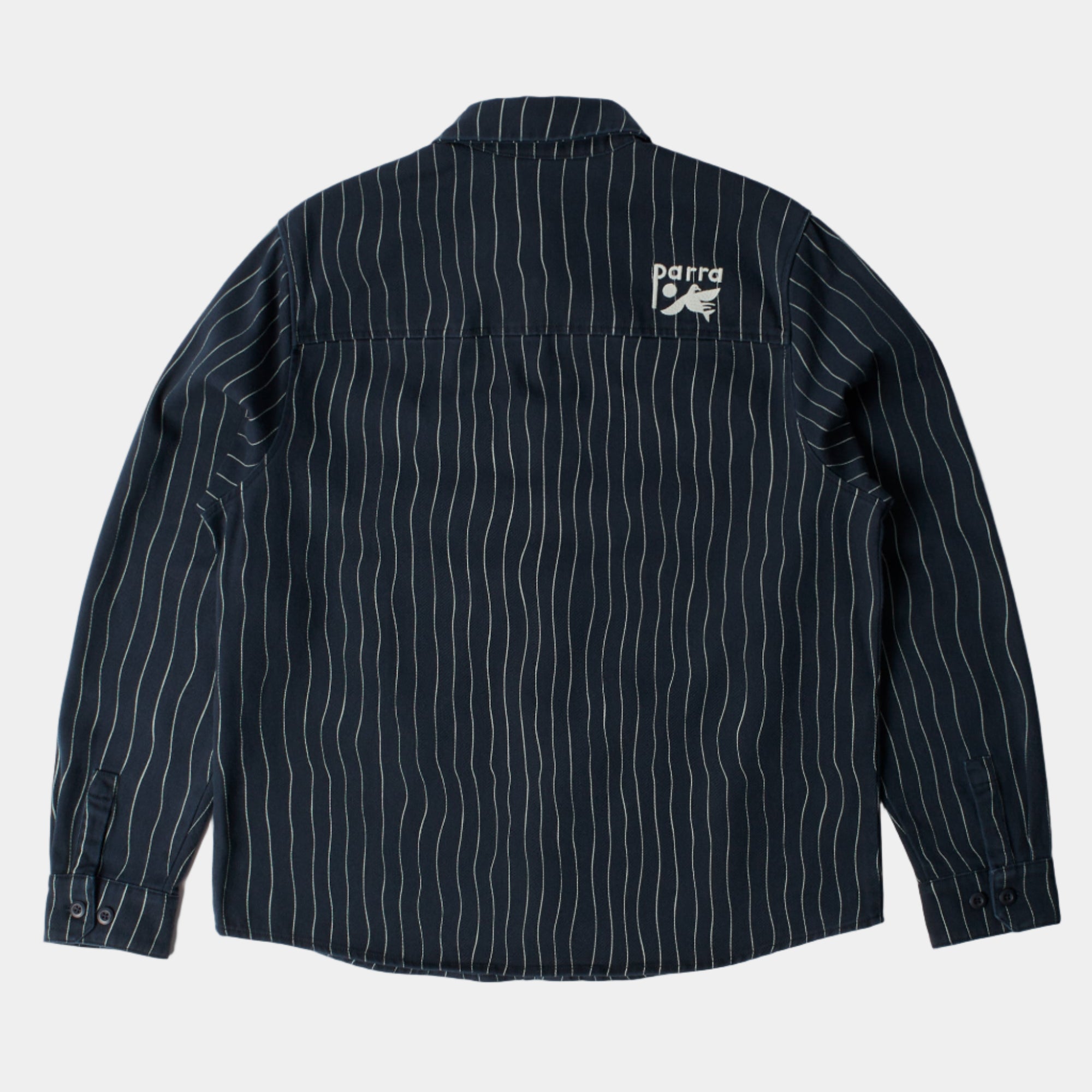 By Parra Meandering Lines Shirt - Navy Blue