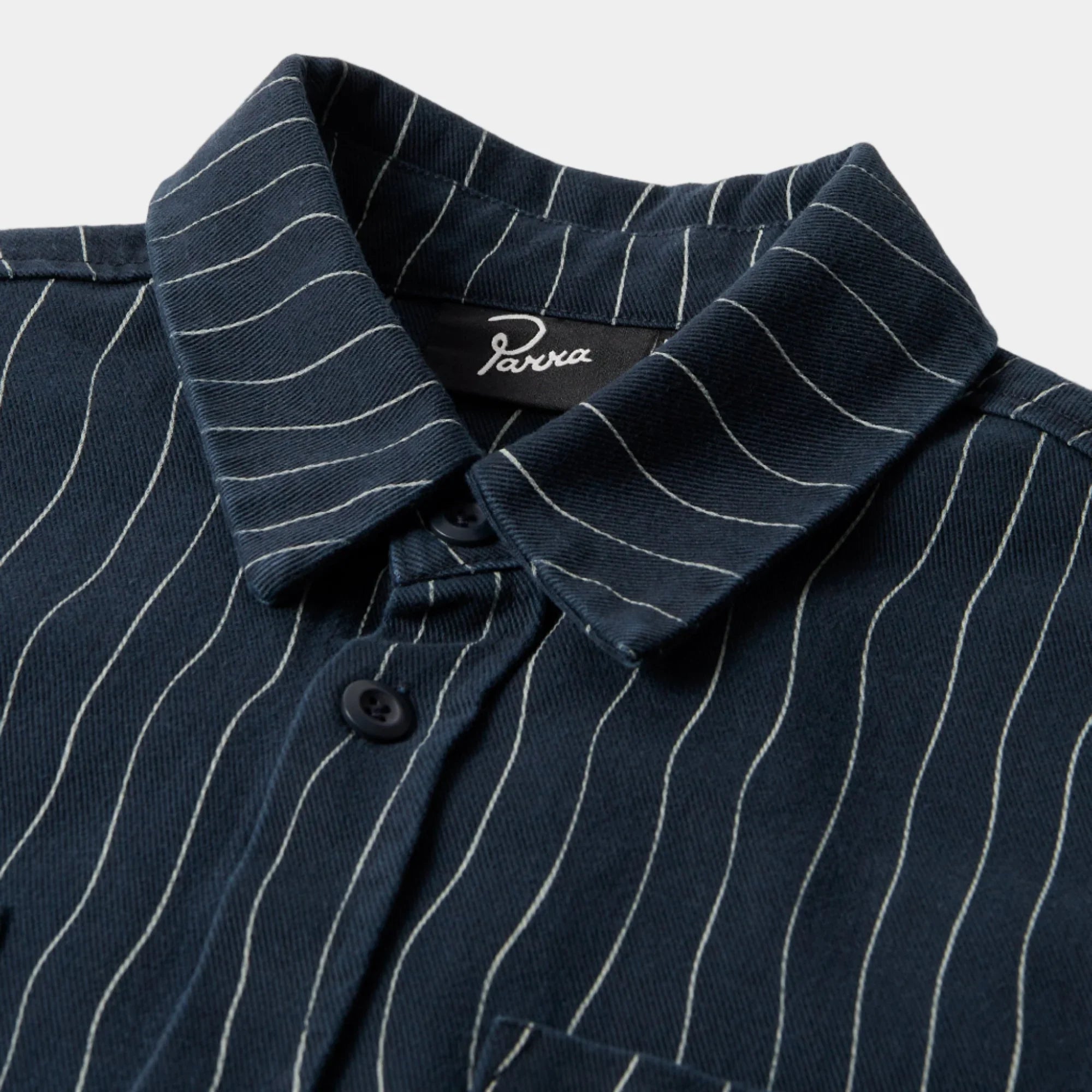 By Parra Meandering Lines Shirt - Navy Blue