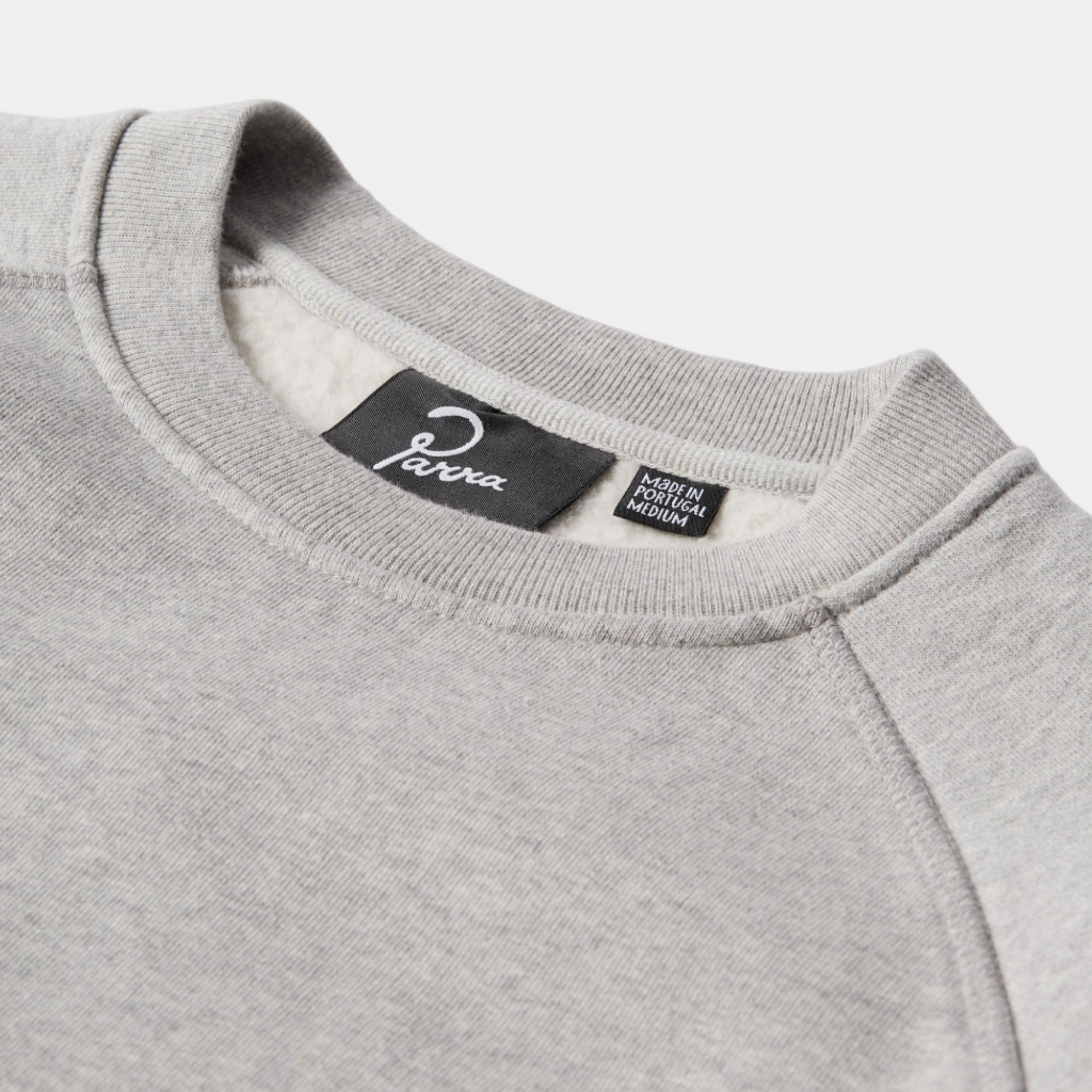 By Parra Legs Logo Crew Neck Sweatshirt - Heather Grey