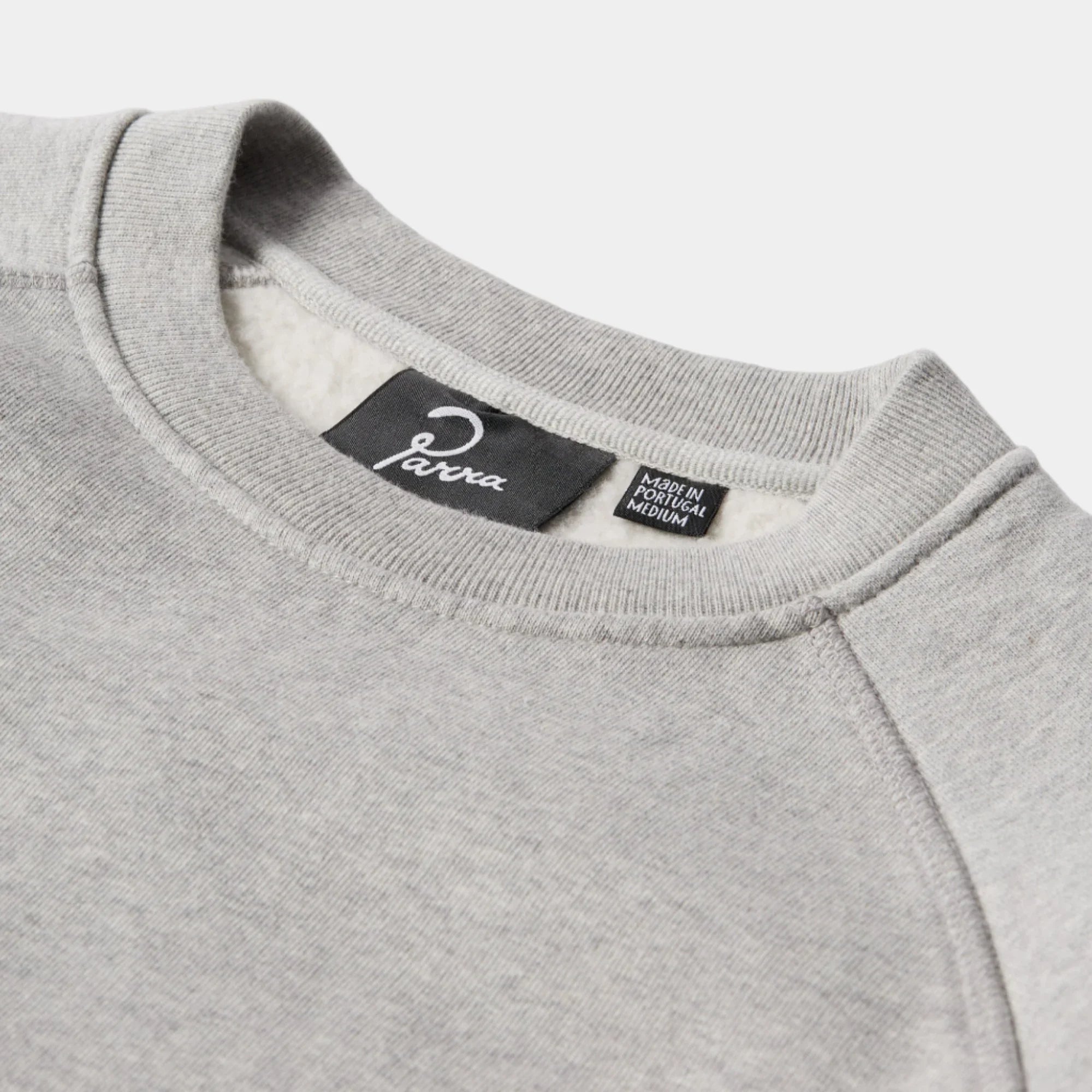 By Parra Legs Logo Crew Neck Sweatshirt - Heather Grey