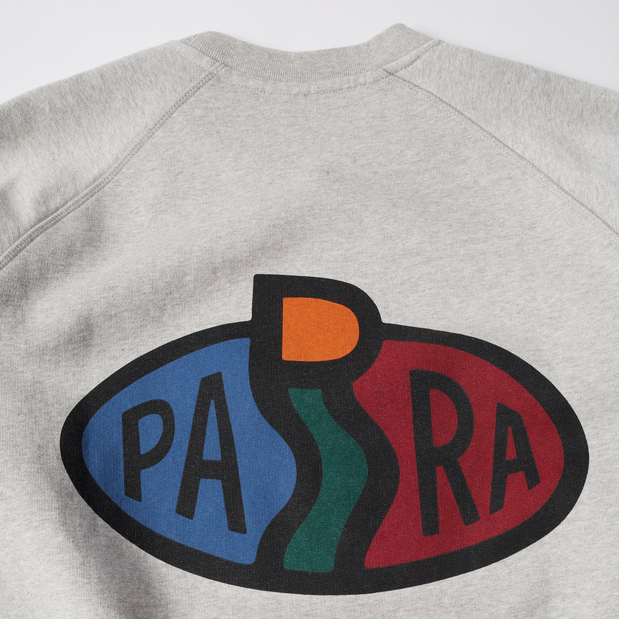 By Parra Legs Logo Crew Neck Sweatshirt - Heather Grey
