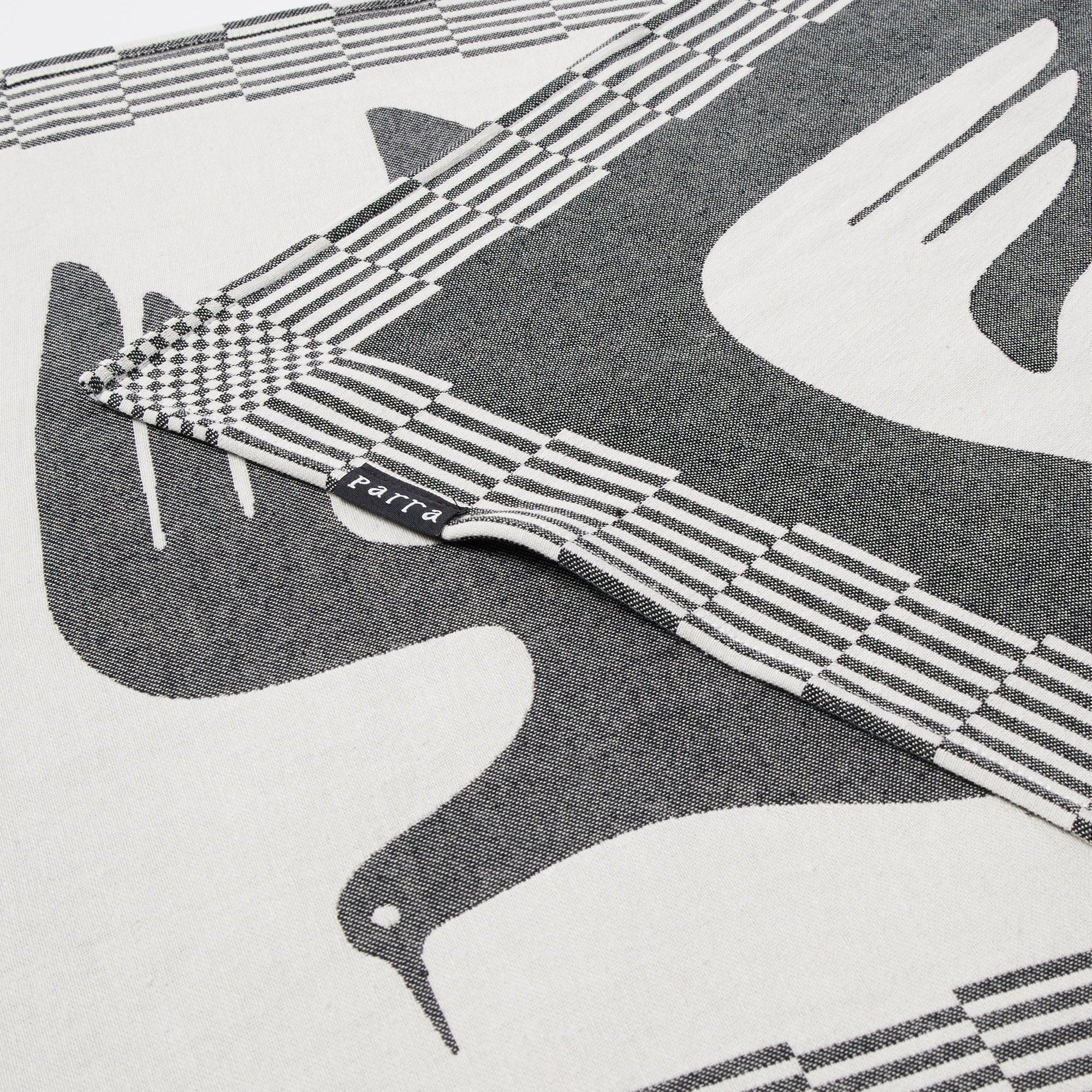 By Parra Infinite Kitchen Bird Towel Set Of 2 - Black