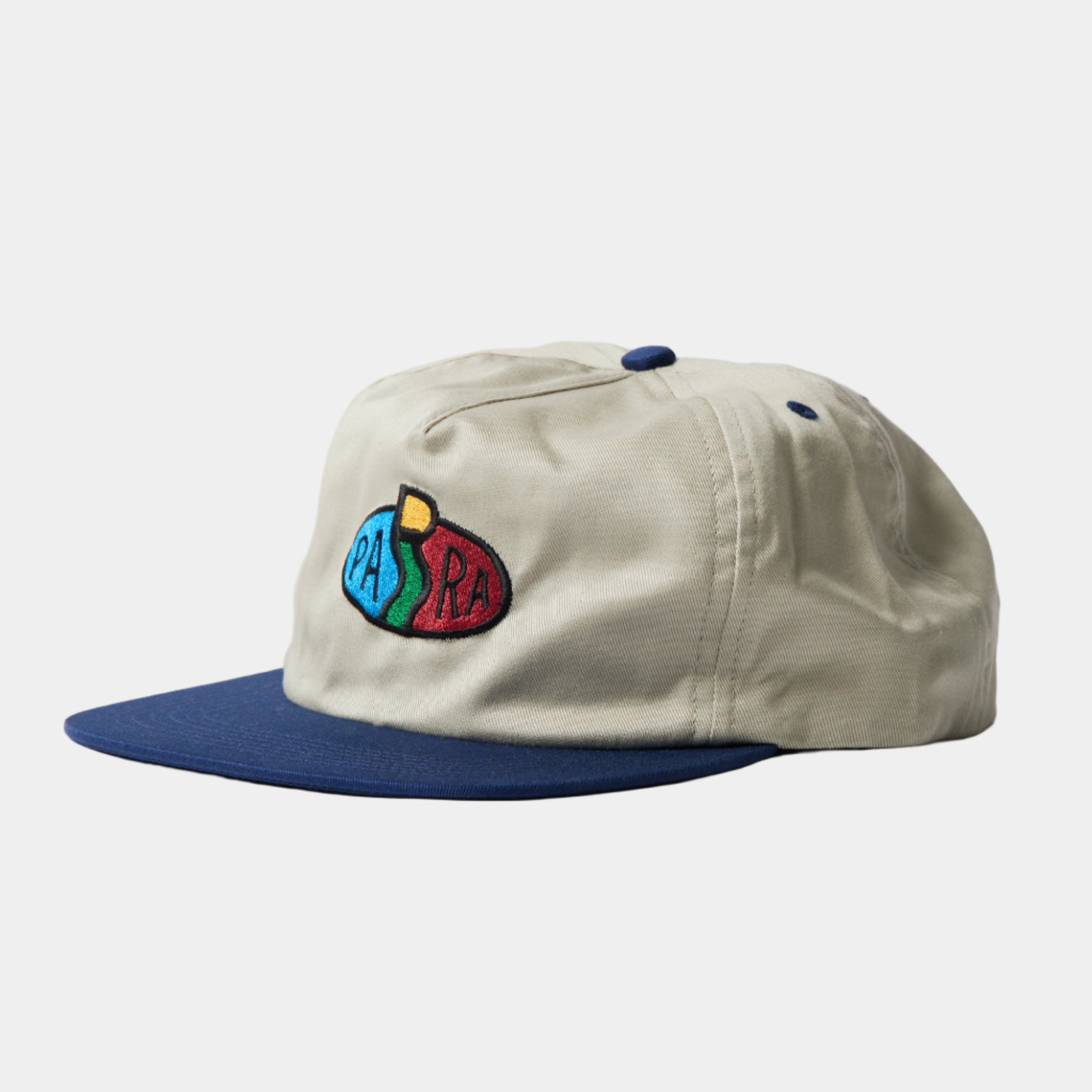 By Parra Legs Logo 5 Panel Hat - Off White