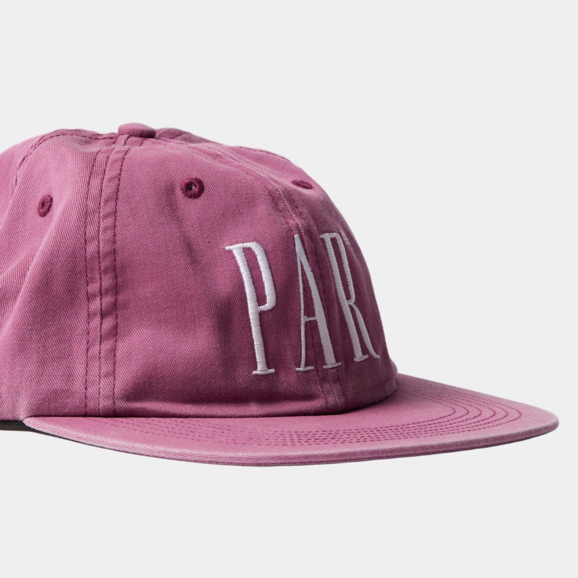 By Parra Store Logo Panel Hat - Berry