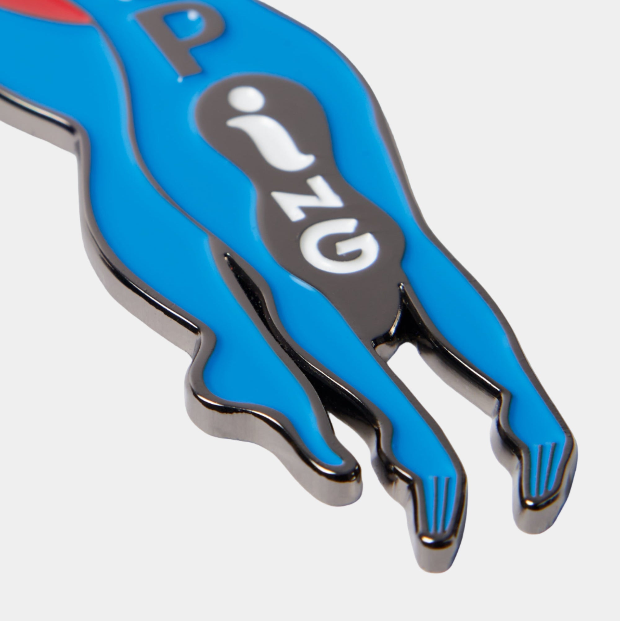 By Parra Sleeping Key Chain - Blue