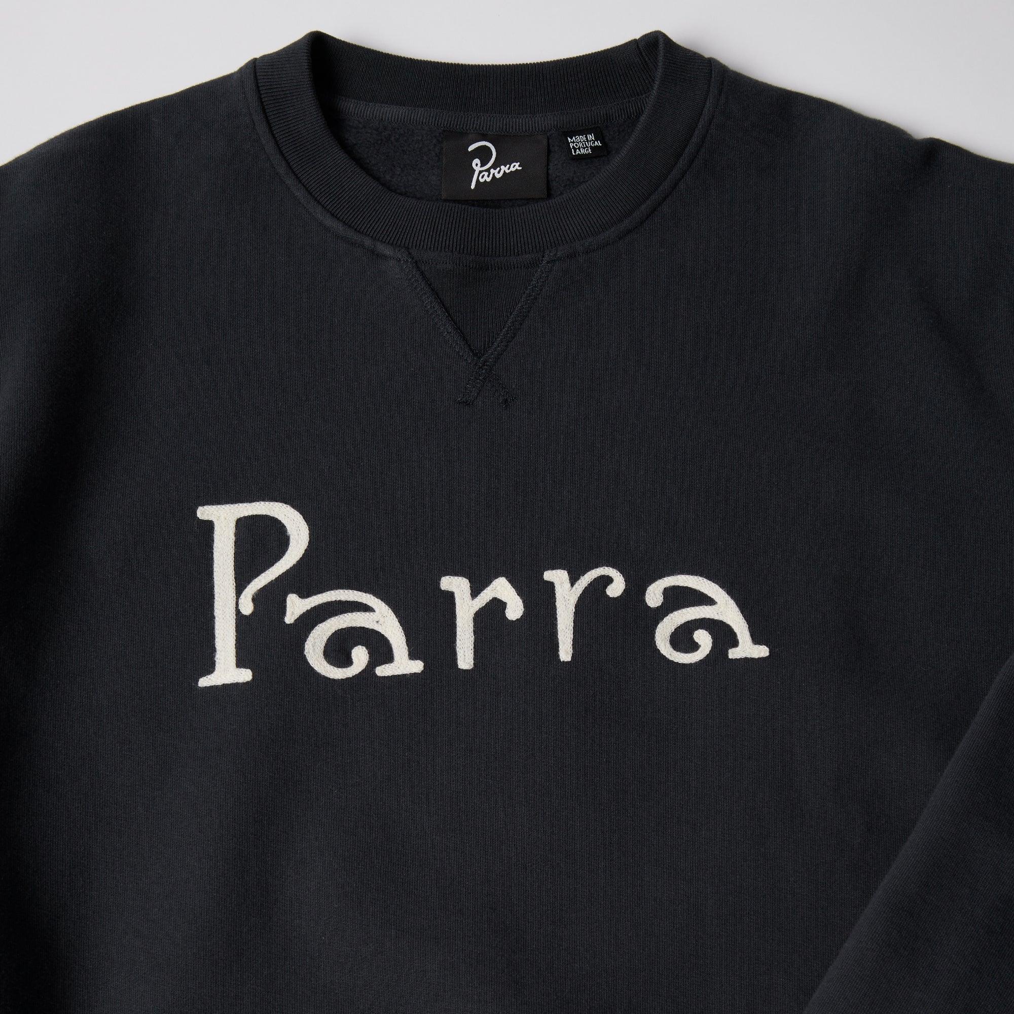 By Parra Weird Trad Crew Neck Sweatshirt - Dark Navy