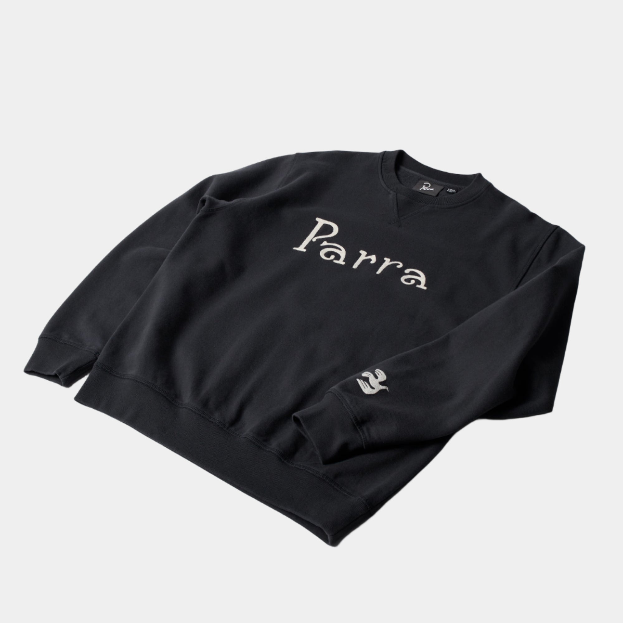 By Parra Weird Trad Crew Neck Sweatshirt - Dark Navy