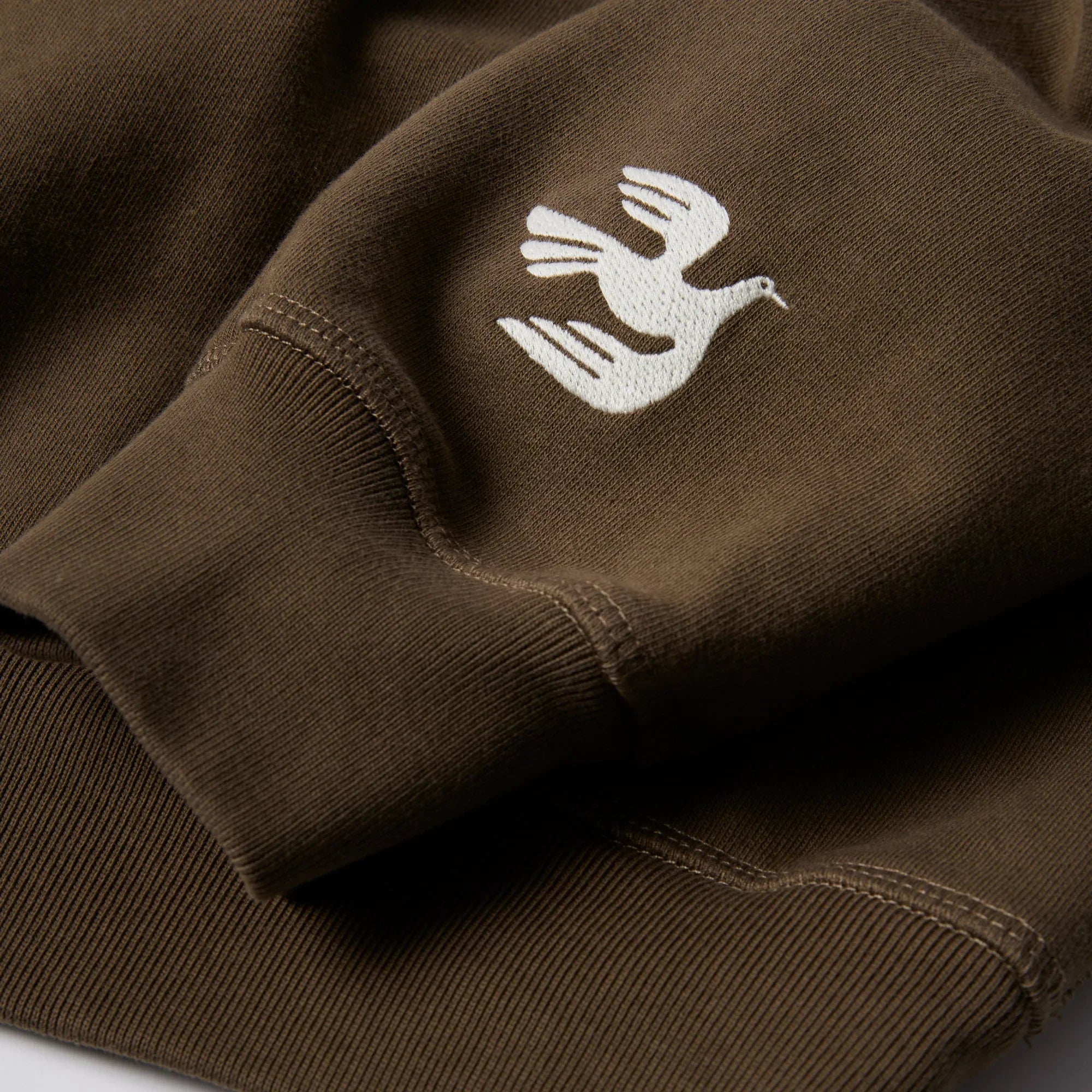 By Parra Weird Trad Crew Neck Sweatshirt - Brown
