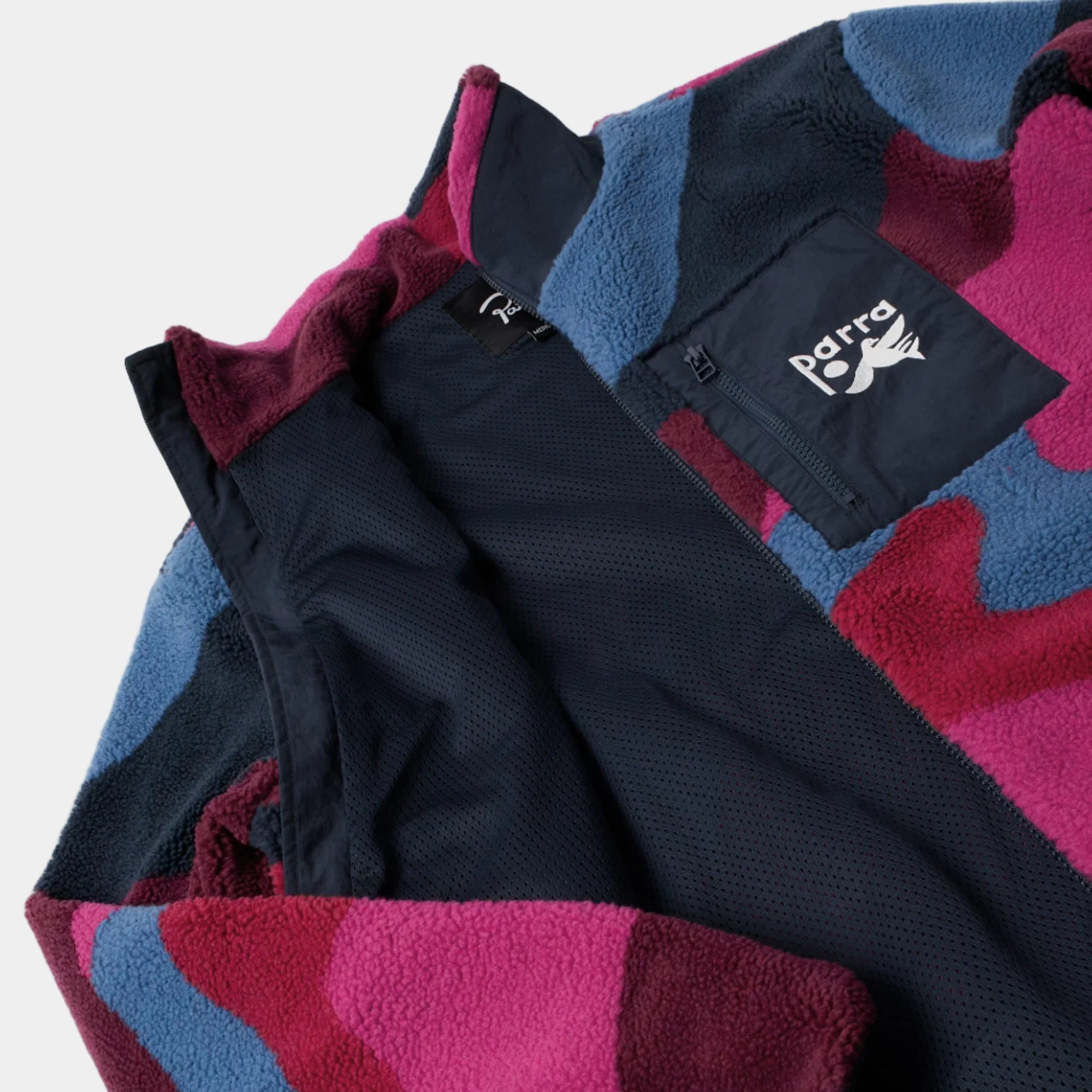 By Parra Full FTP Booster Polar Fleece Jacket - Red