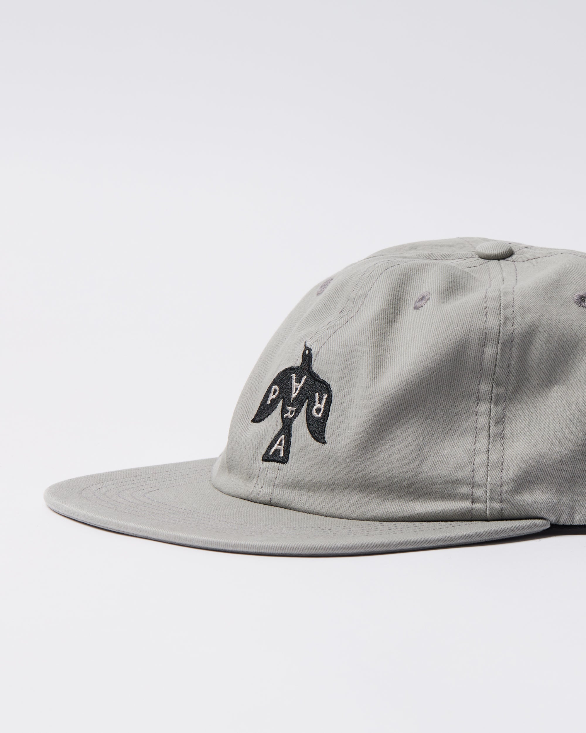 By Parra Crow Logo 6 Panel Hat - Grey