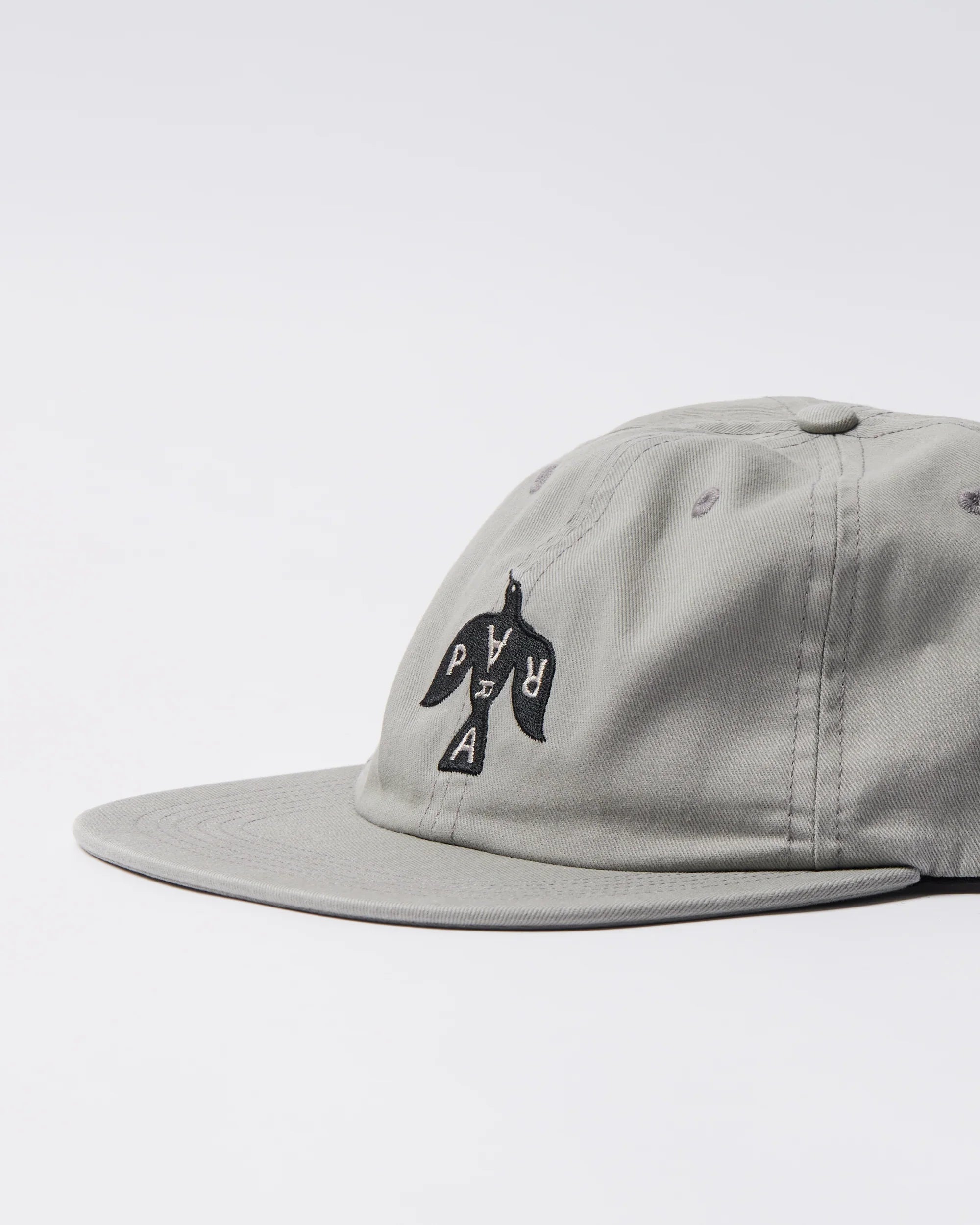 By Parra Crow Logo 6 Panel Hat - Grey
