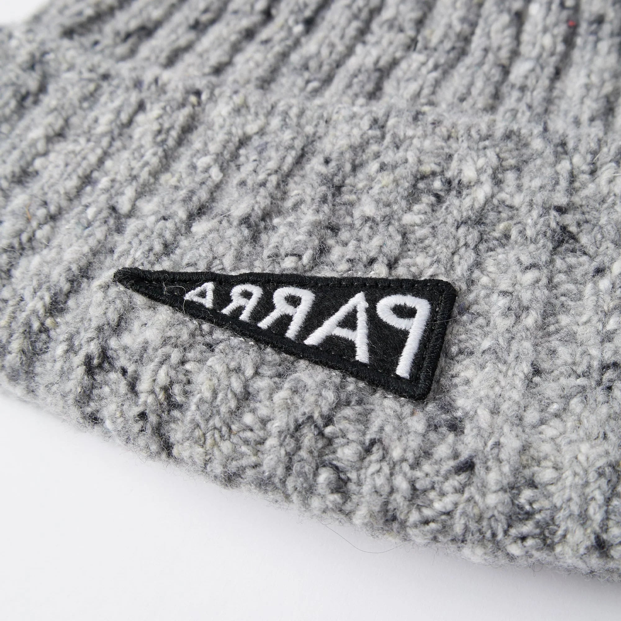 By Parra Reversed Flag Beanie - Grey