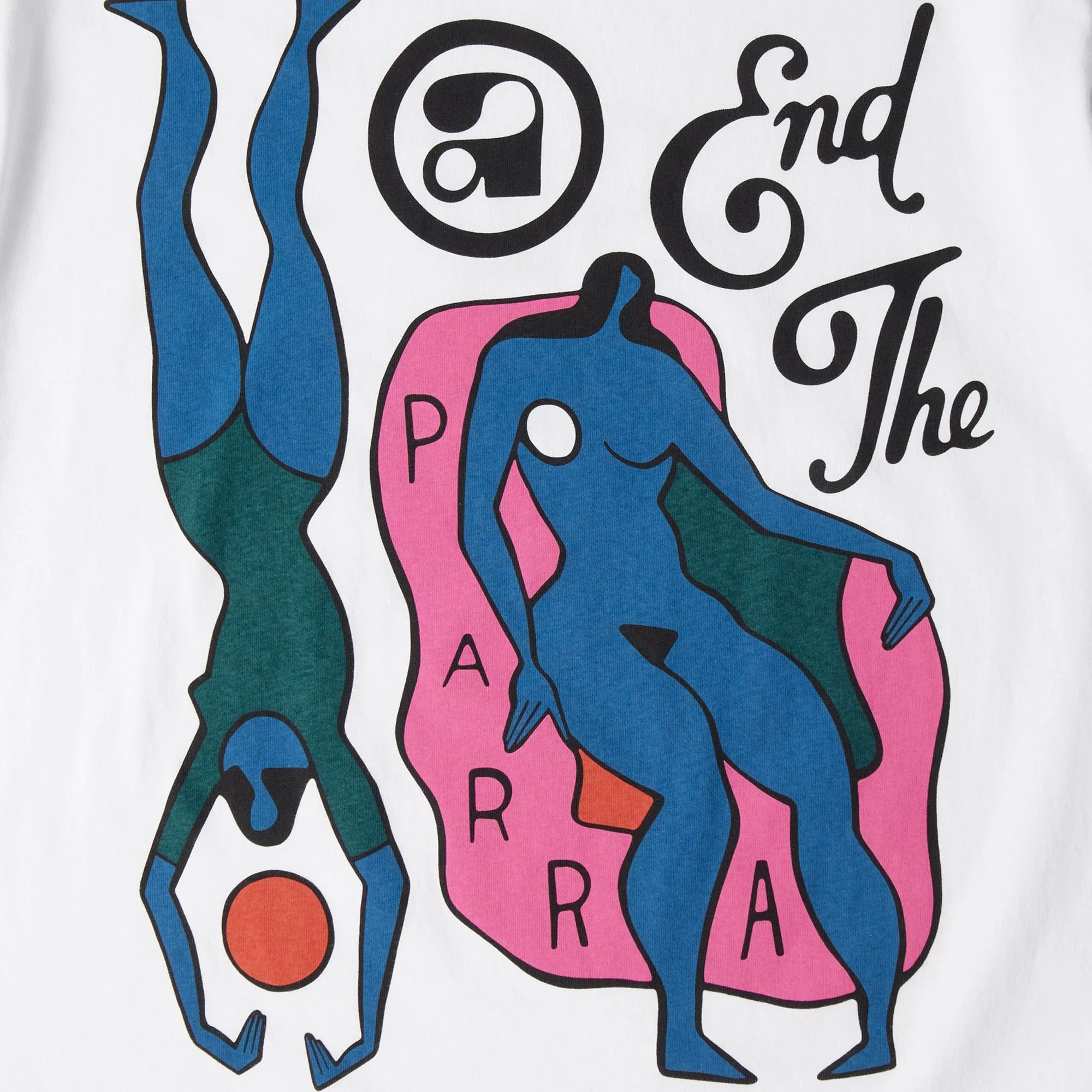 By Parra End The Loungechair T-Shirt - White - Never Never