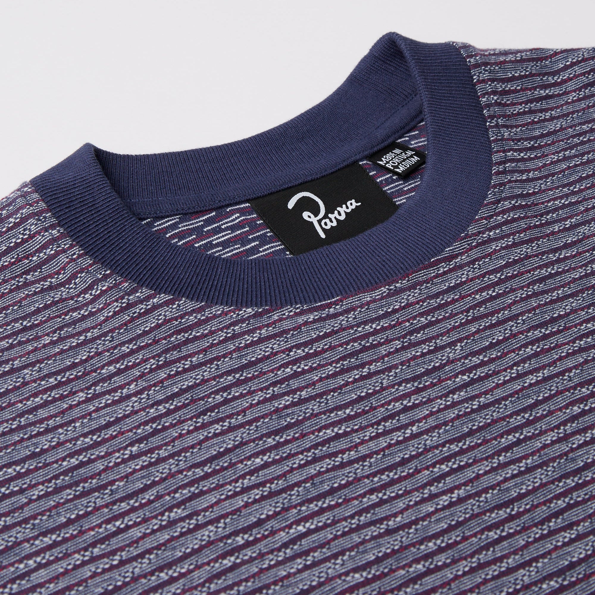 By Parra Crooked Stripe T-Shirt - Blue