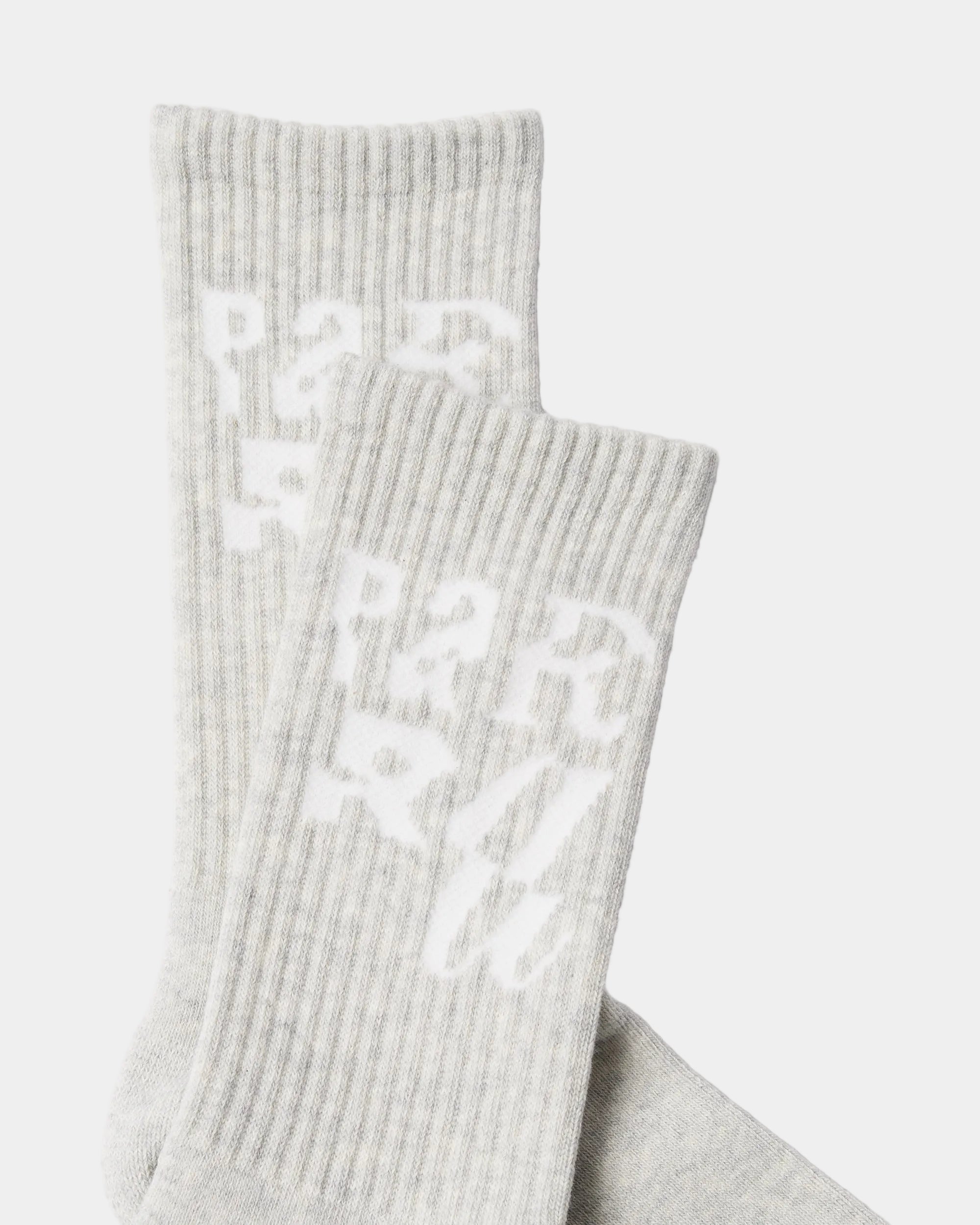 By Parra error Logo Crew Socks - Grey