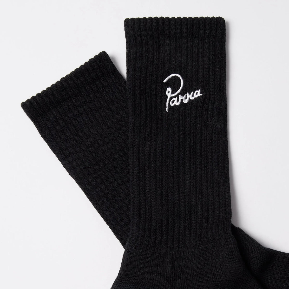 By Parra Signature Striped Crew Socks - Black