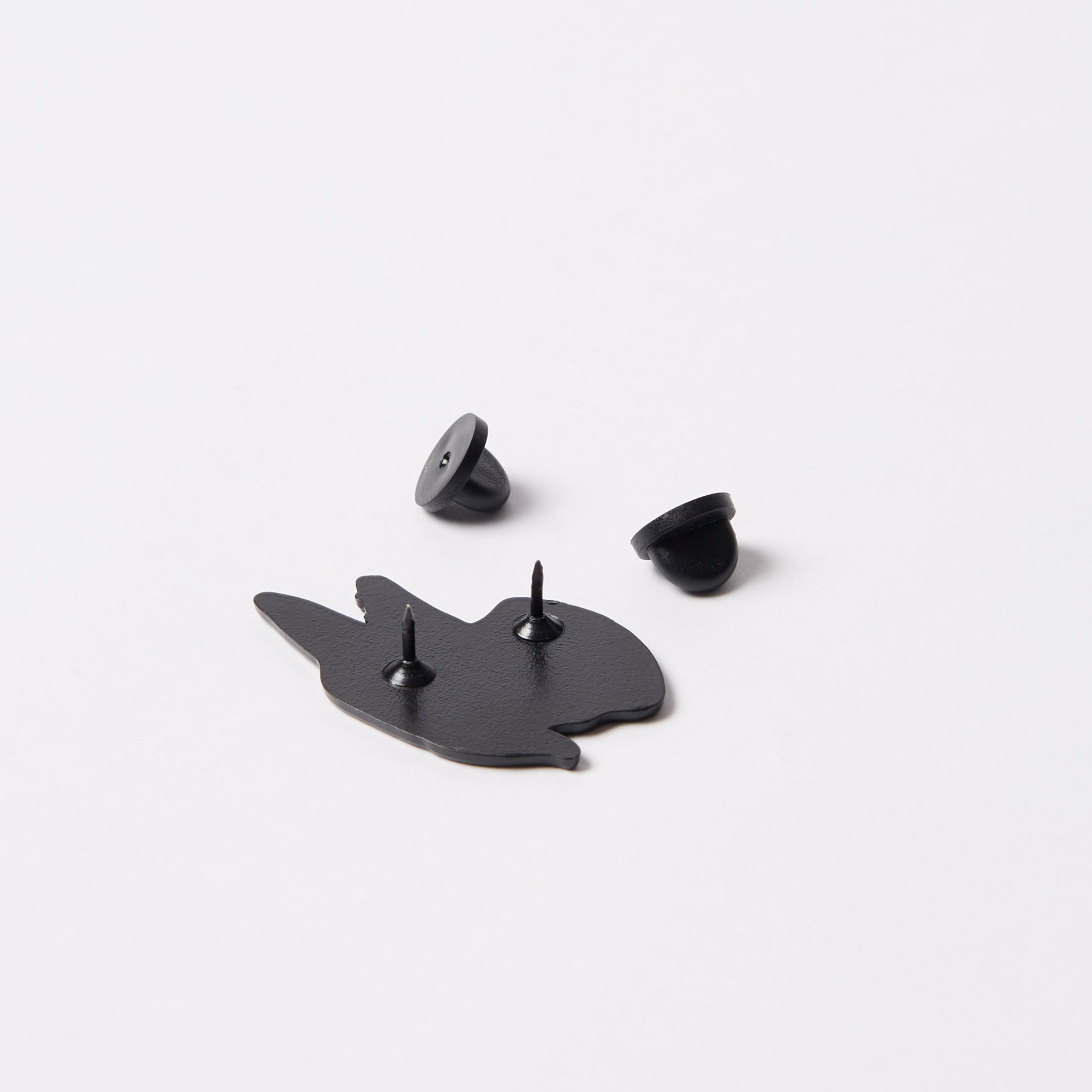 By Parra Dogface Enamel Pin - White