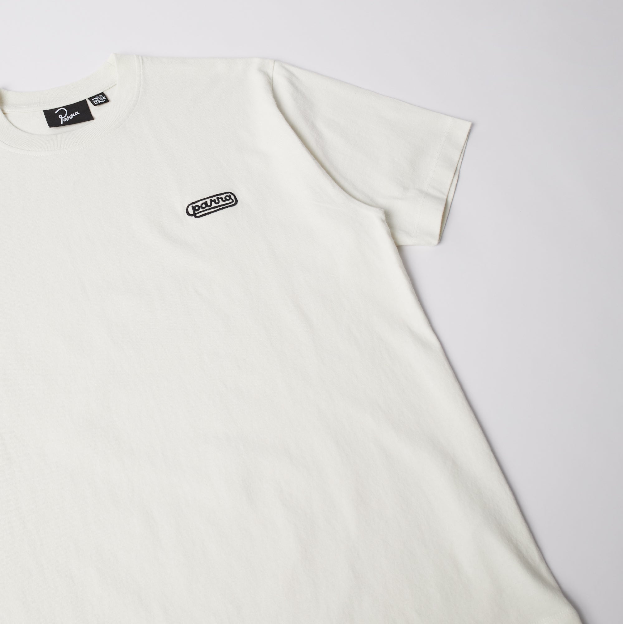 By Parra Wrapped Around T-Shirt -Dirty White