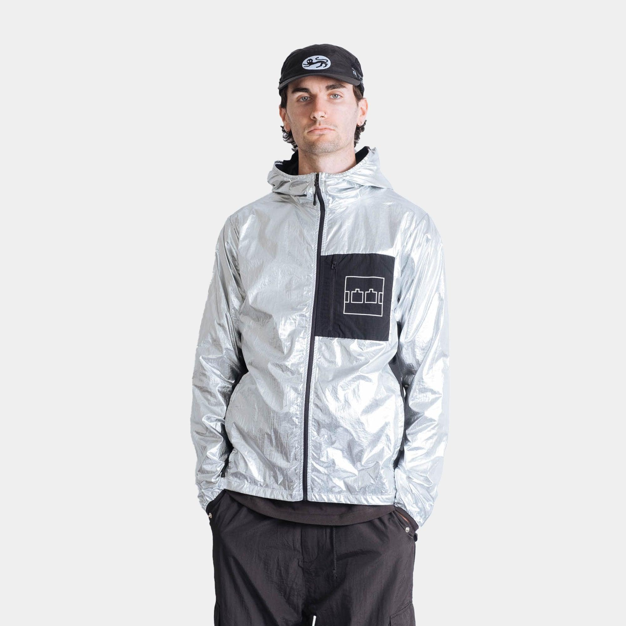 The Trilogy Tapes Lightweight Jacket - Silver - Never Never