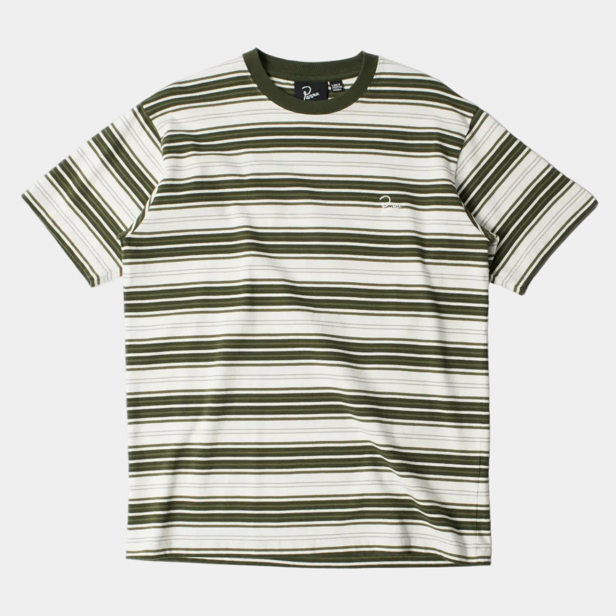 By Parra Signature Striped T-Shirt - Green