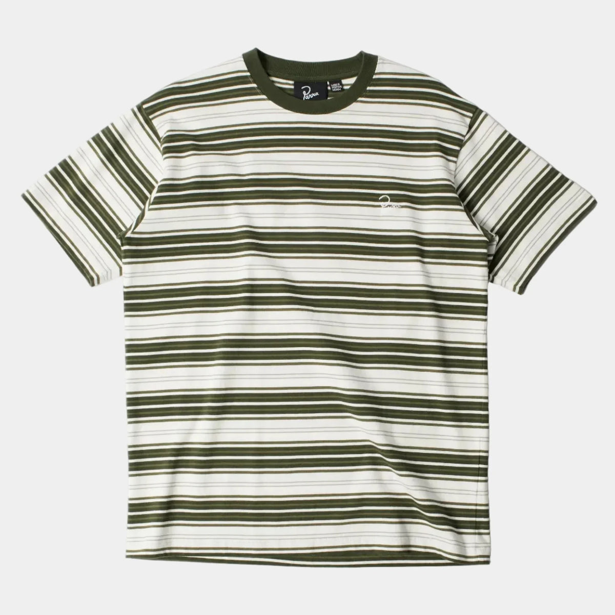 By Parra Signature Striped T-Shirt - Green