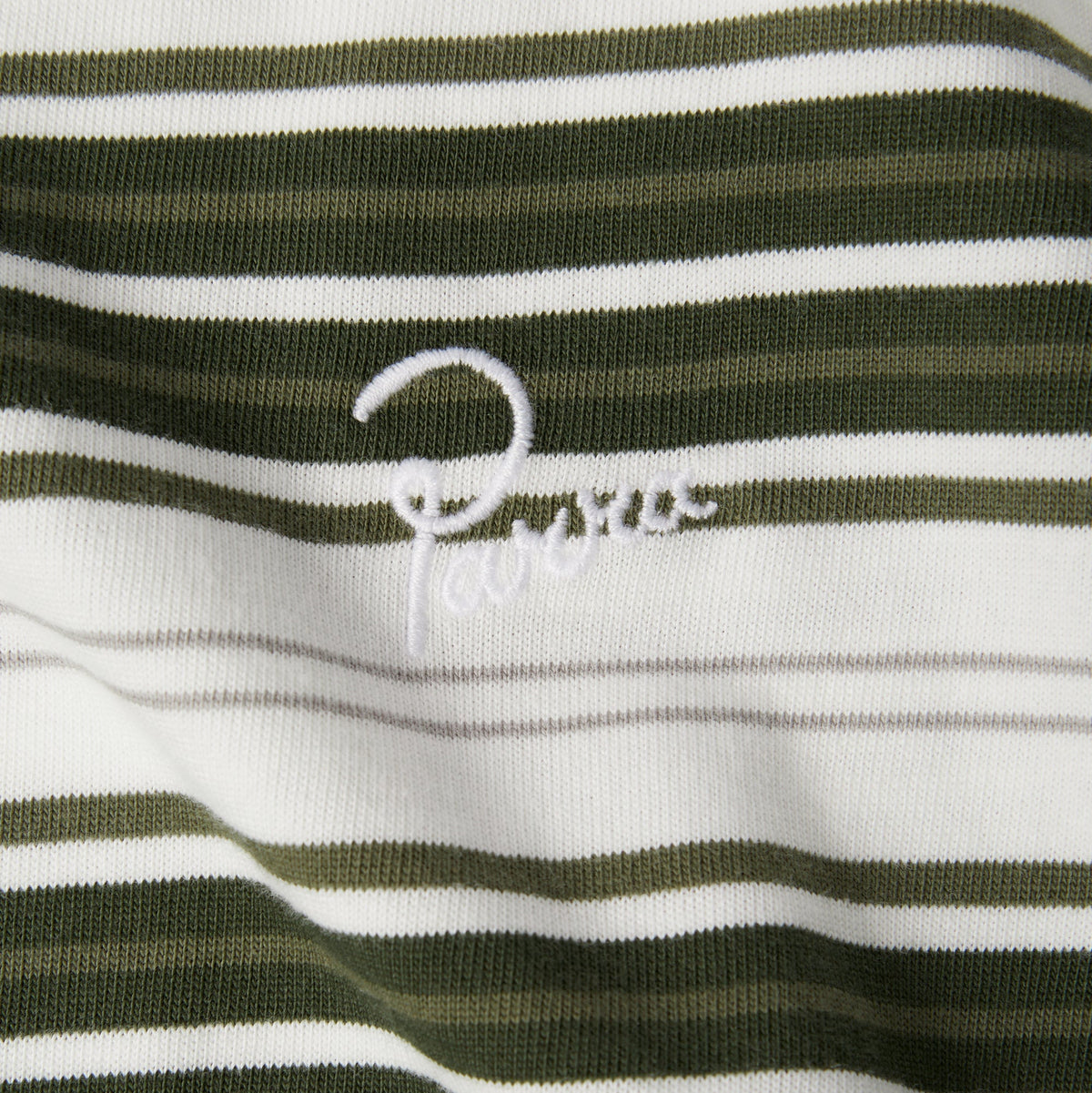 By Parra Signature Striped T-Shirt - Green