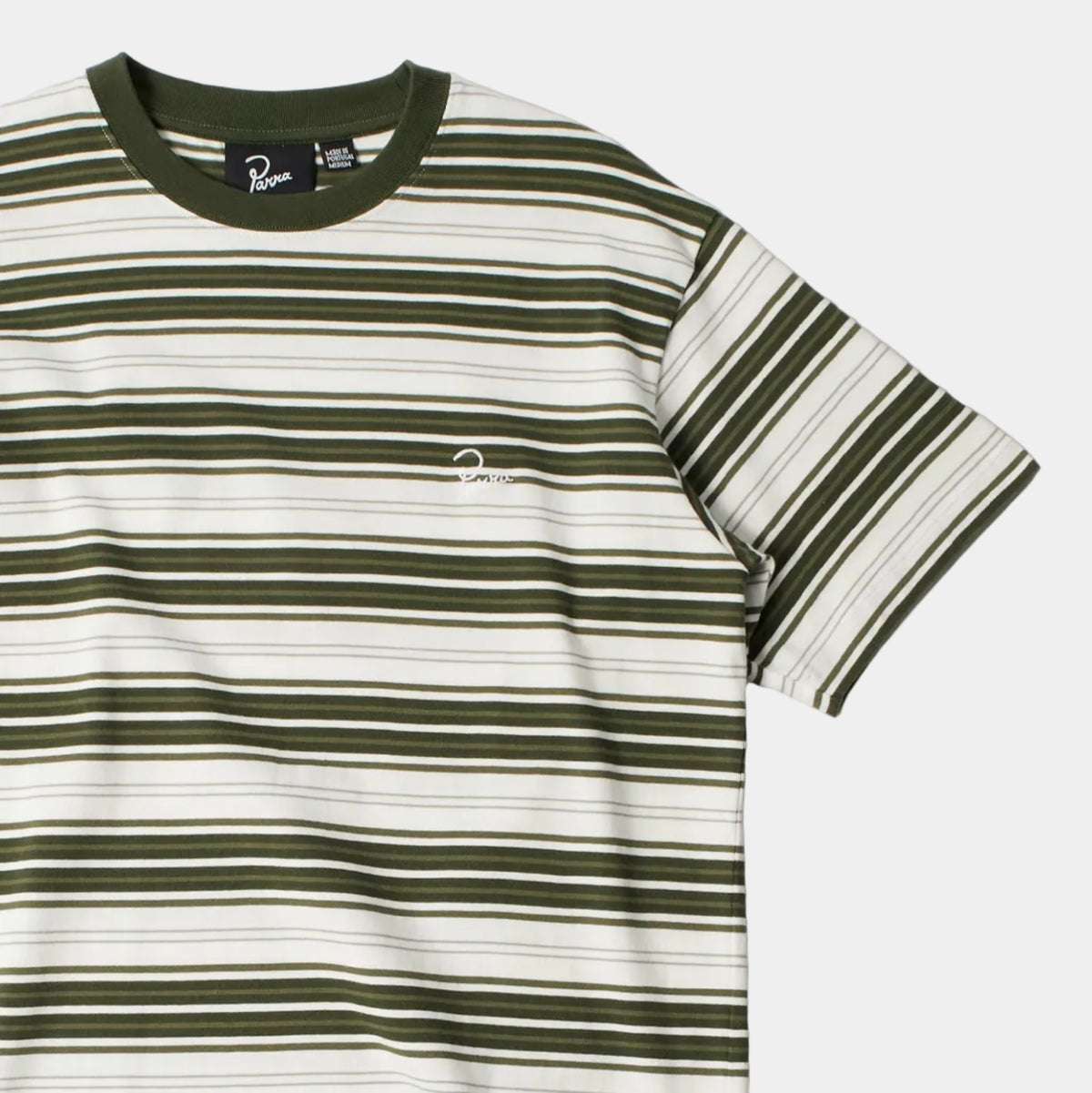 By Parra Signature Striped T-Shirt - Green