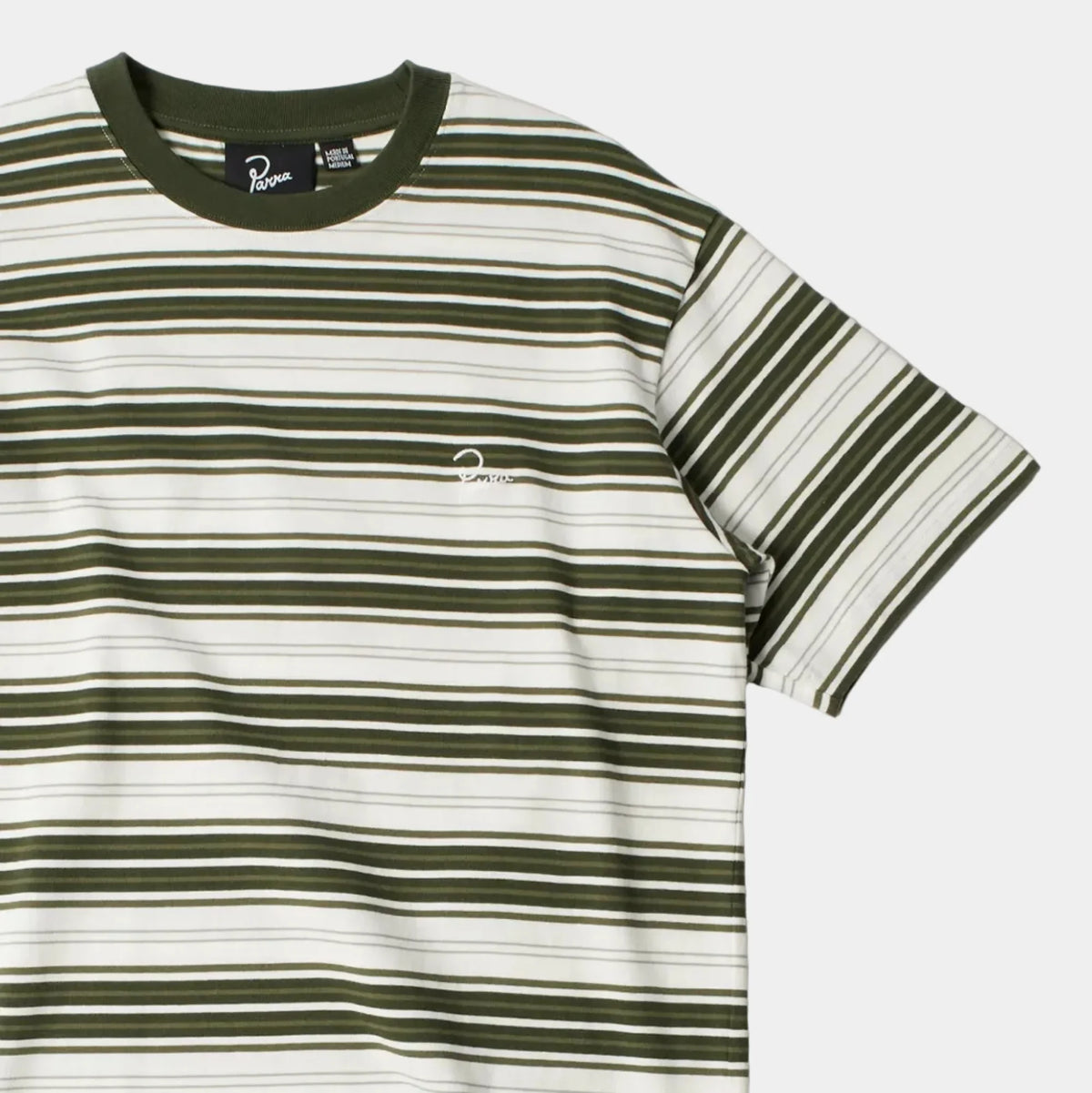 By Parra Signature Striped T-Shirt - Green