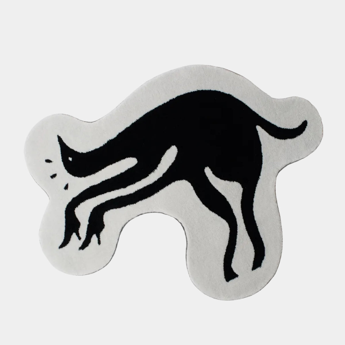 By Parra High Heel Gloves Tufted Rug - White