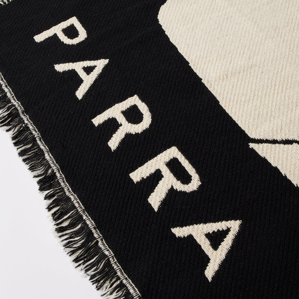 By Parra Waiting For You Throw Blanket - Black