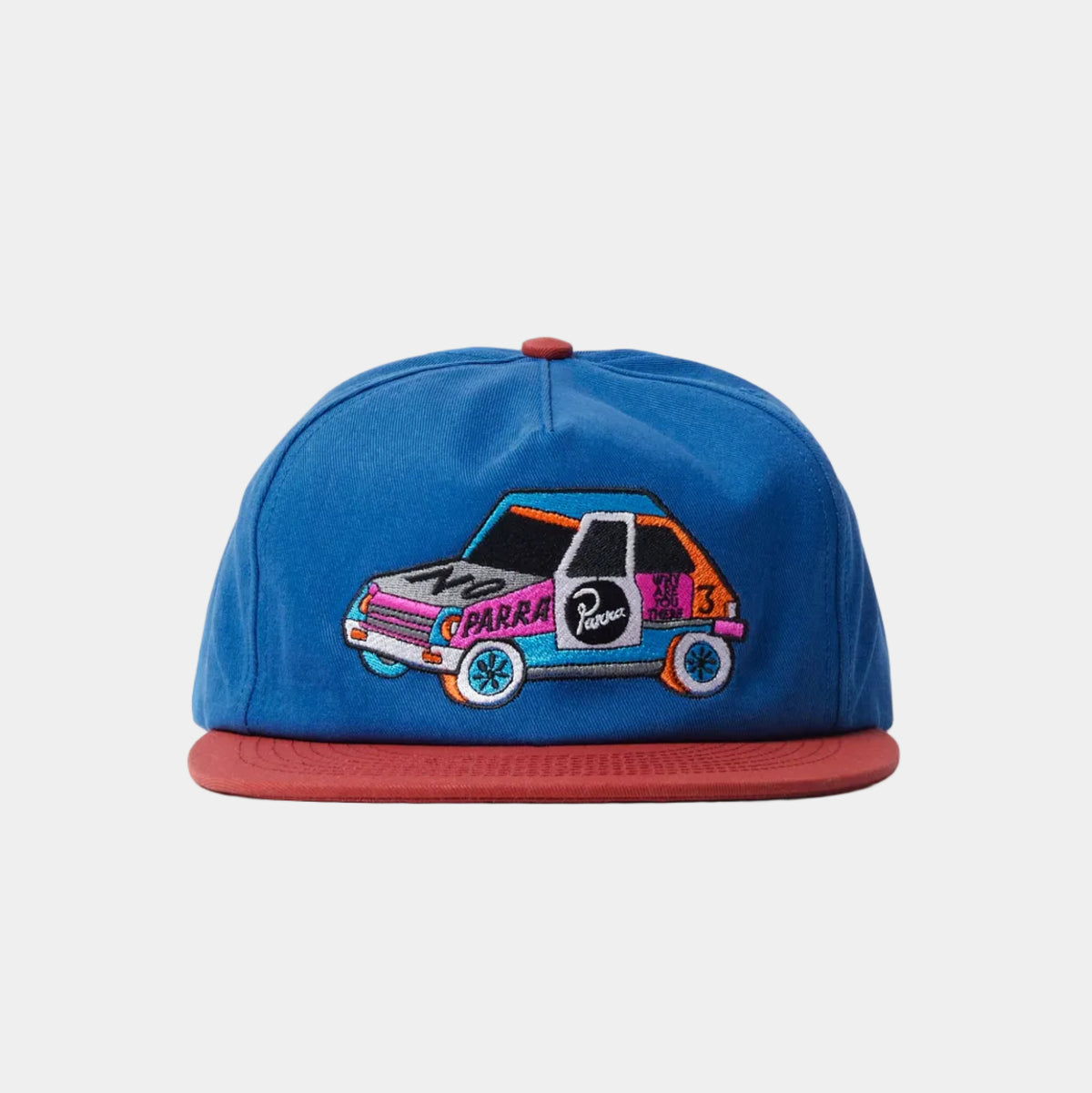 By Parra No Car 6 Panel Hat - Blue