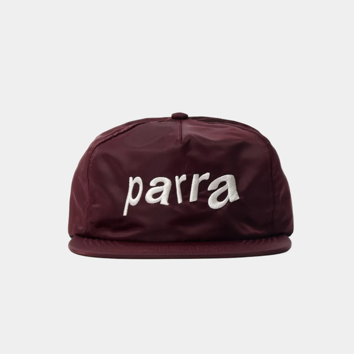 By Parra Distorted 90s Memory 5 Panel Hat - Dark Red