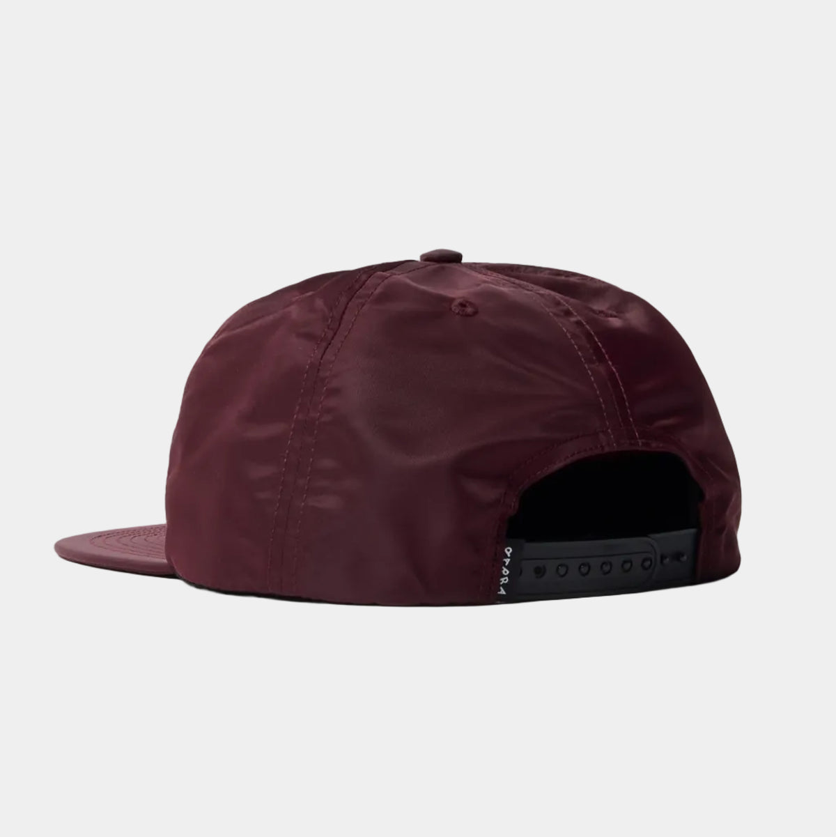By Parra Distorted 90s Memory 5 Panel Hat - Dark Red