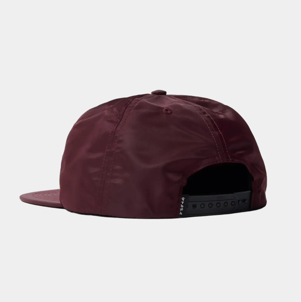 By Parra Distorted 90s Memory 5 Panel Hat - Dark Red