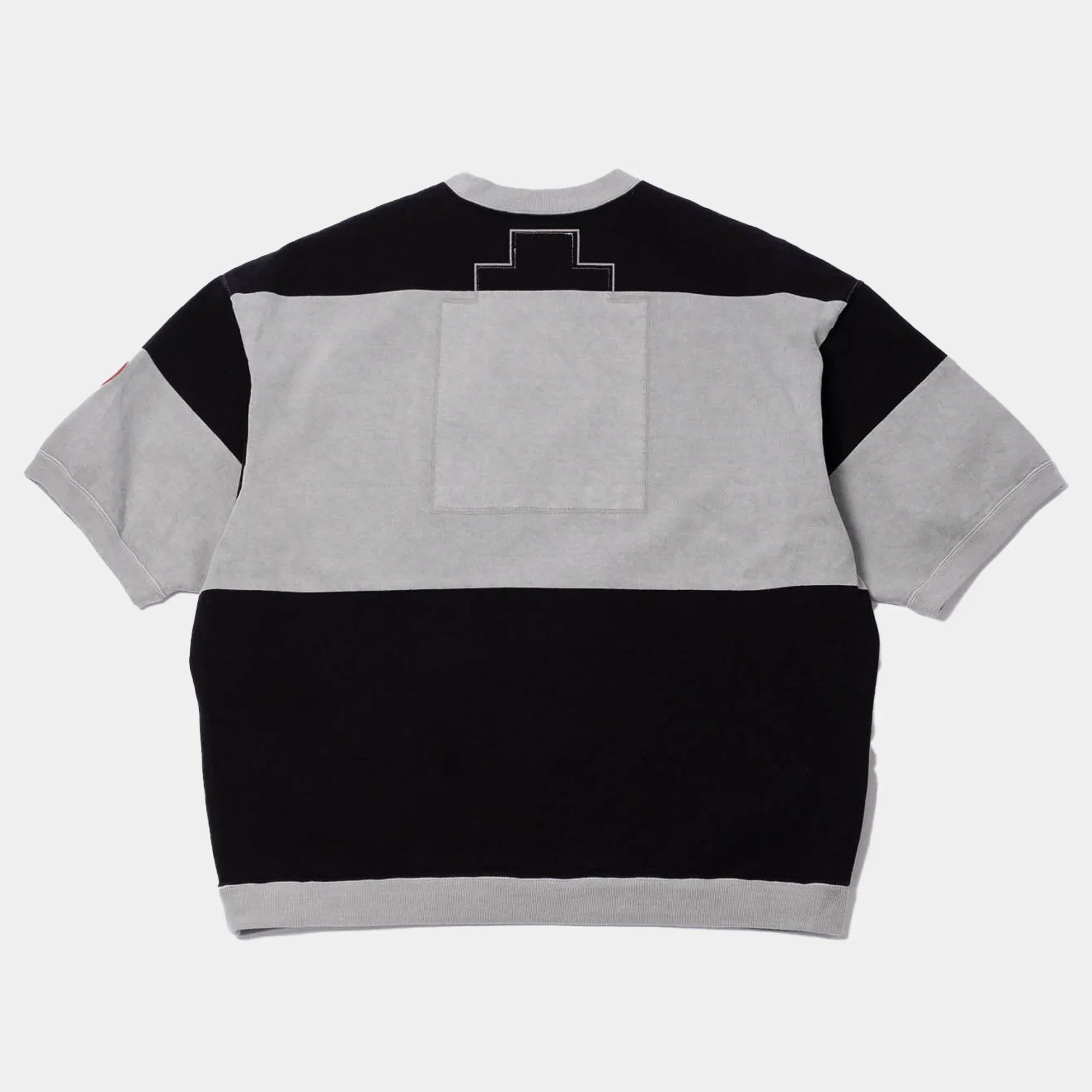 Cav Empt Overdye Stripe Short Sleeve Crew Neck - Khaki