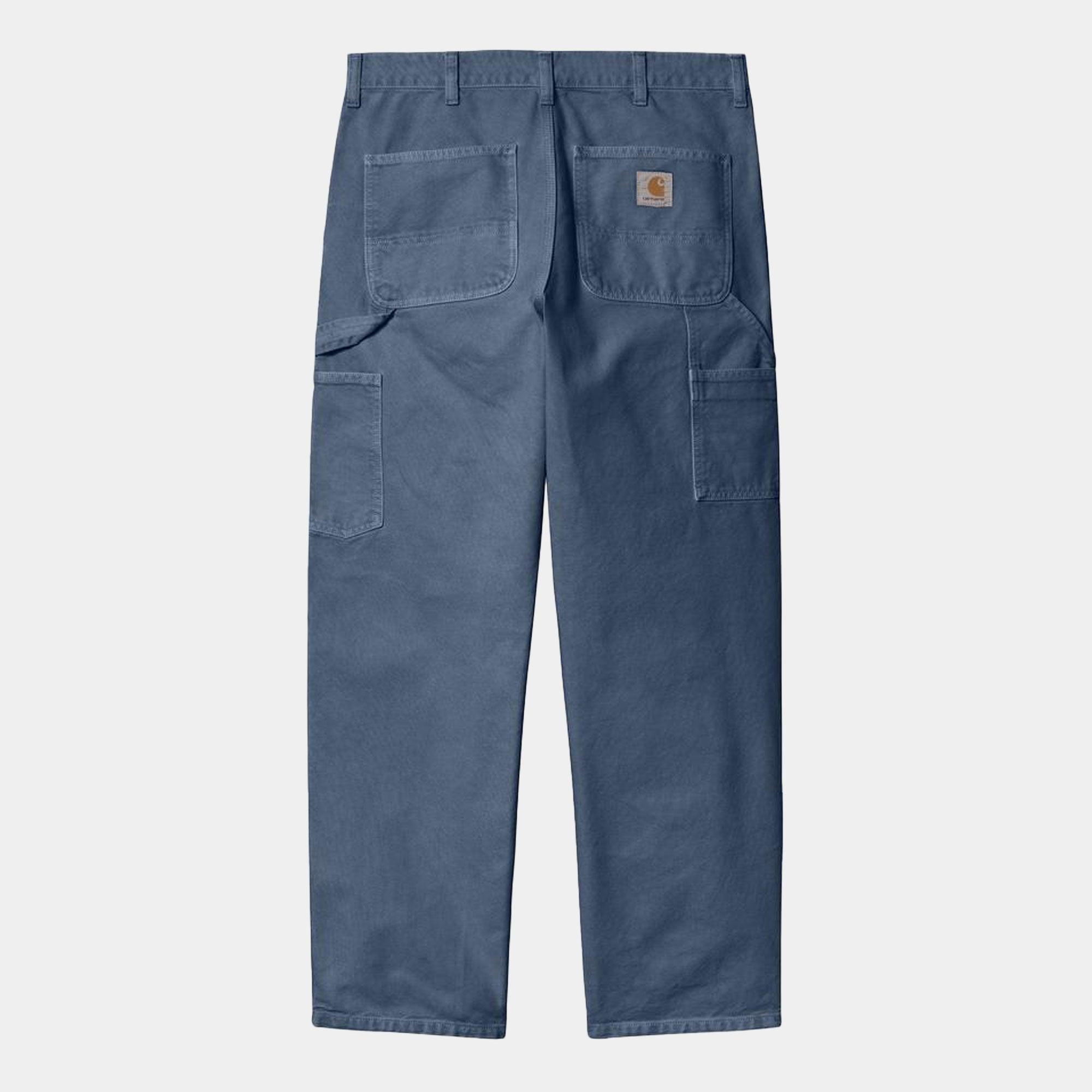 Carhartt WIP Duck Single Knee Pant - Dusky Blue Stone Canvas - Never Never