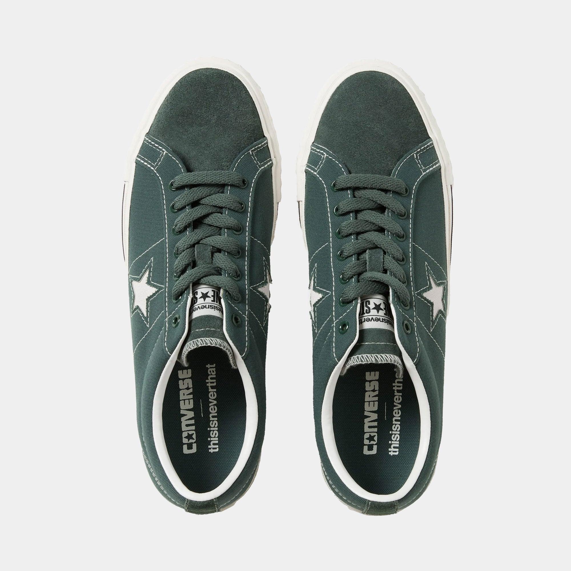 Converse x thisisneverthat One Star Pro - Trekking Green/Black/White - Never Never