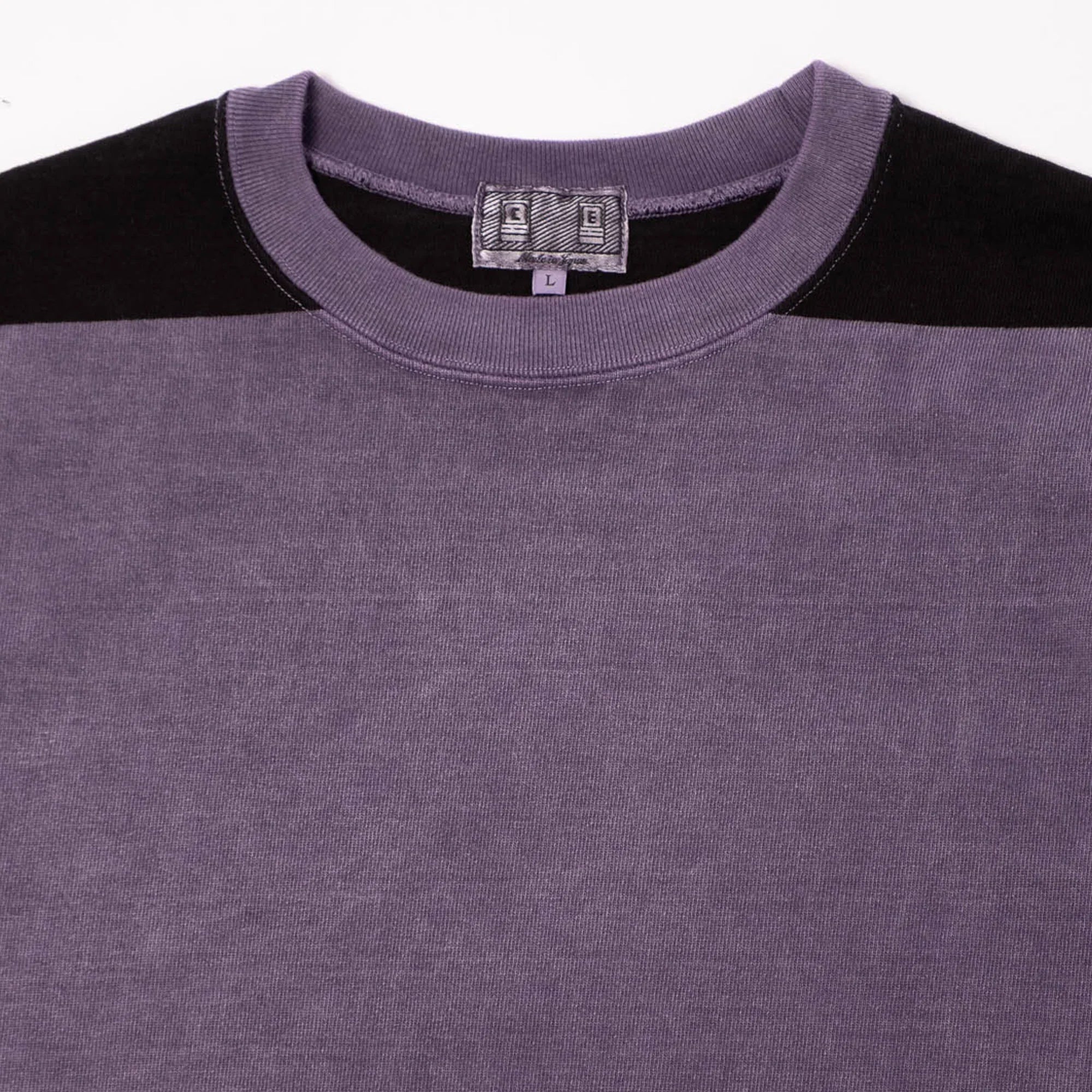 Cav Empt Overdye Stripe Long Sleeve Crew Neck - Purple