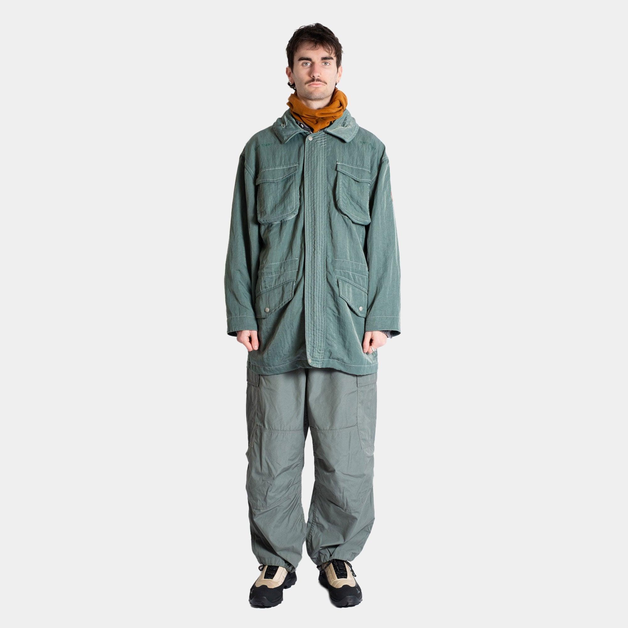 Cav Empt Nylon Field Coat - Green - Never Never