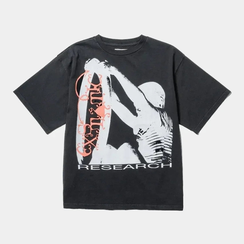 ECSTATIC Research Come Down T-Shirt - Charcoal