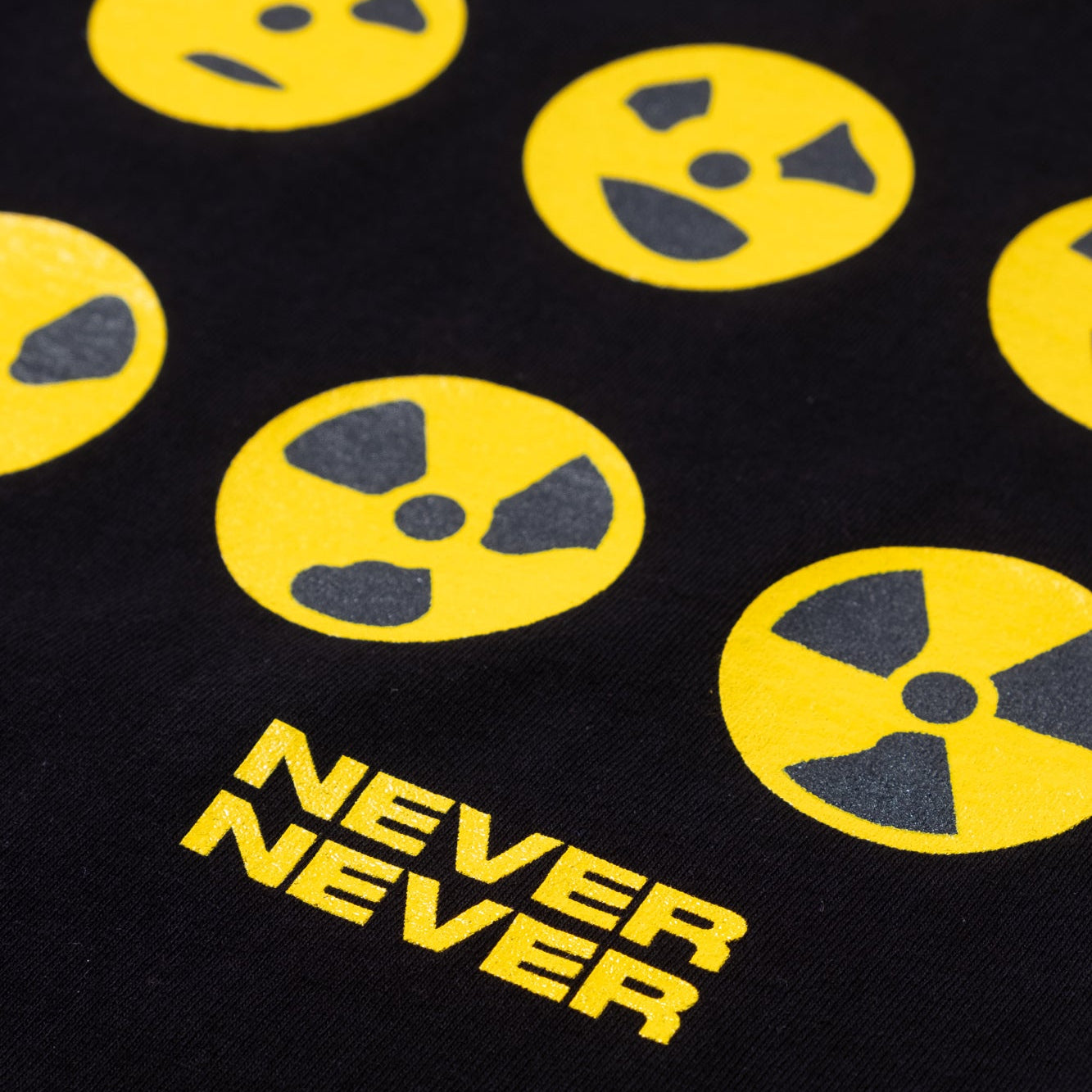Never Never Radioactivity Tee - Black
