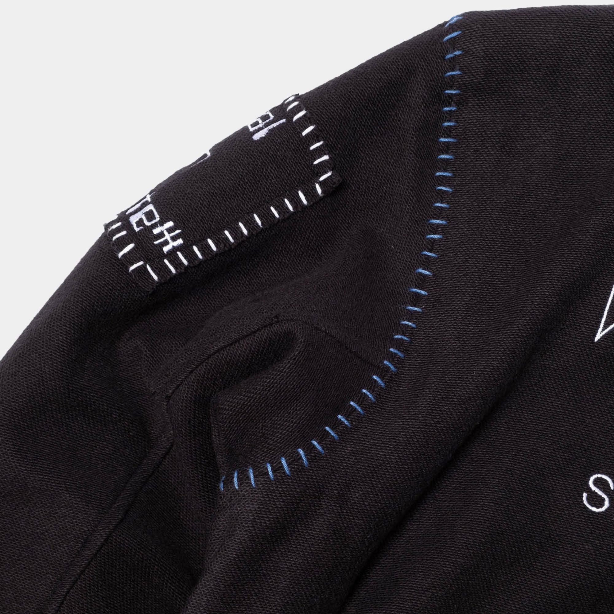 Space Available Studio Varsity Jacket - Black - Never Never