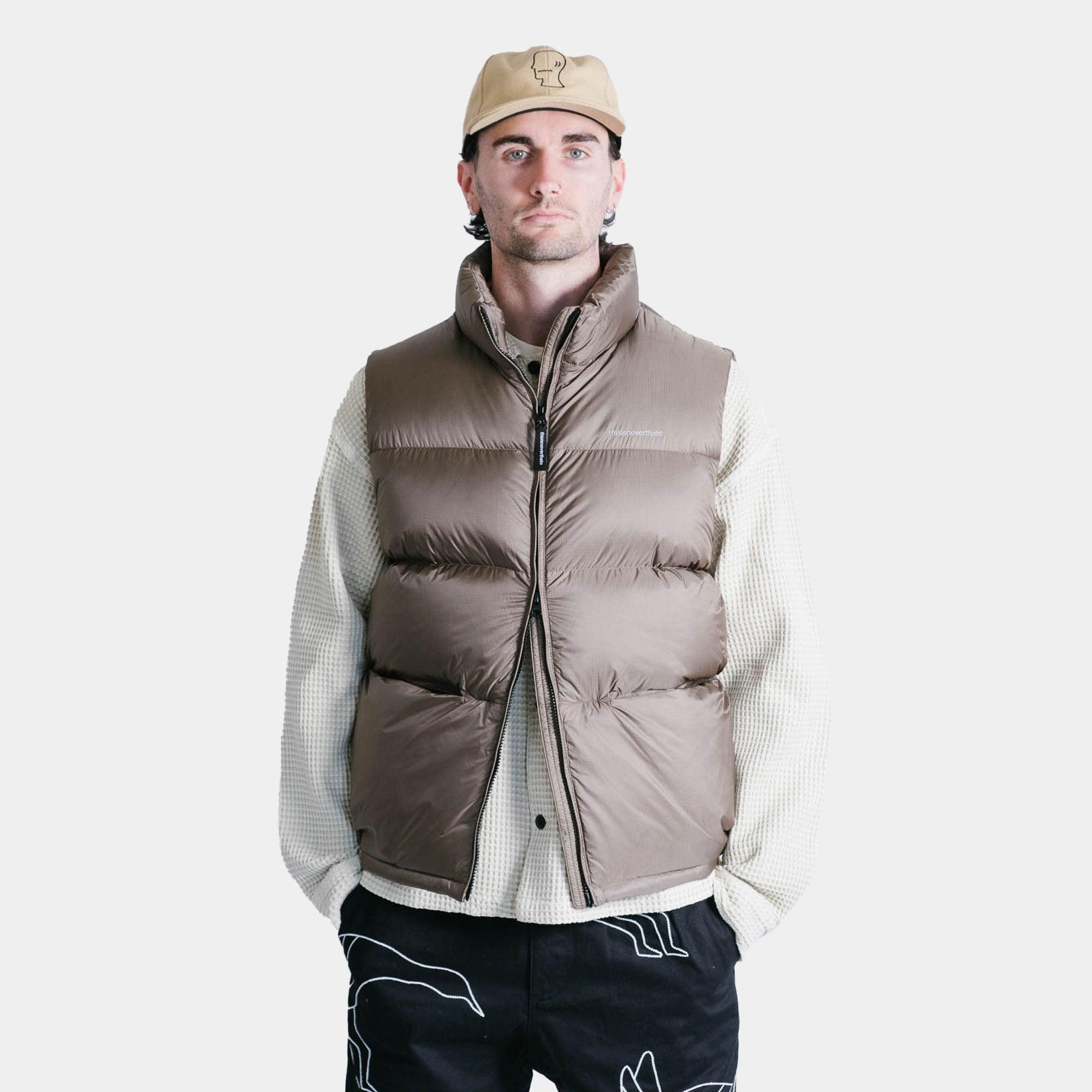 thisisneverthat PERTEX T Down Vest - Olive - Never Never