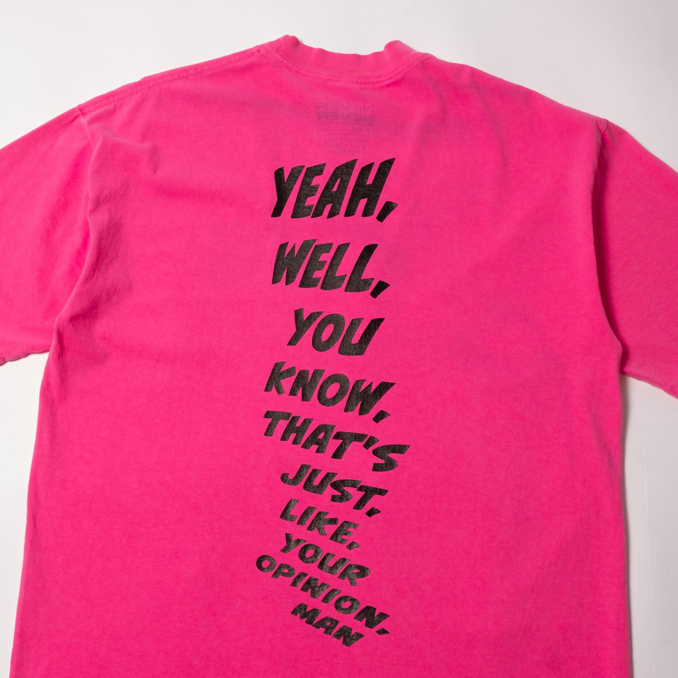Never Never The Dude Tee - Lotus Pink