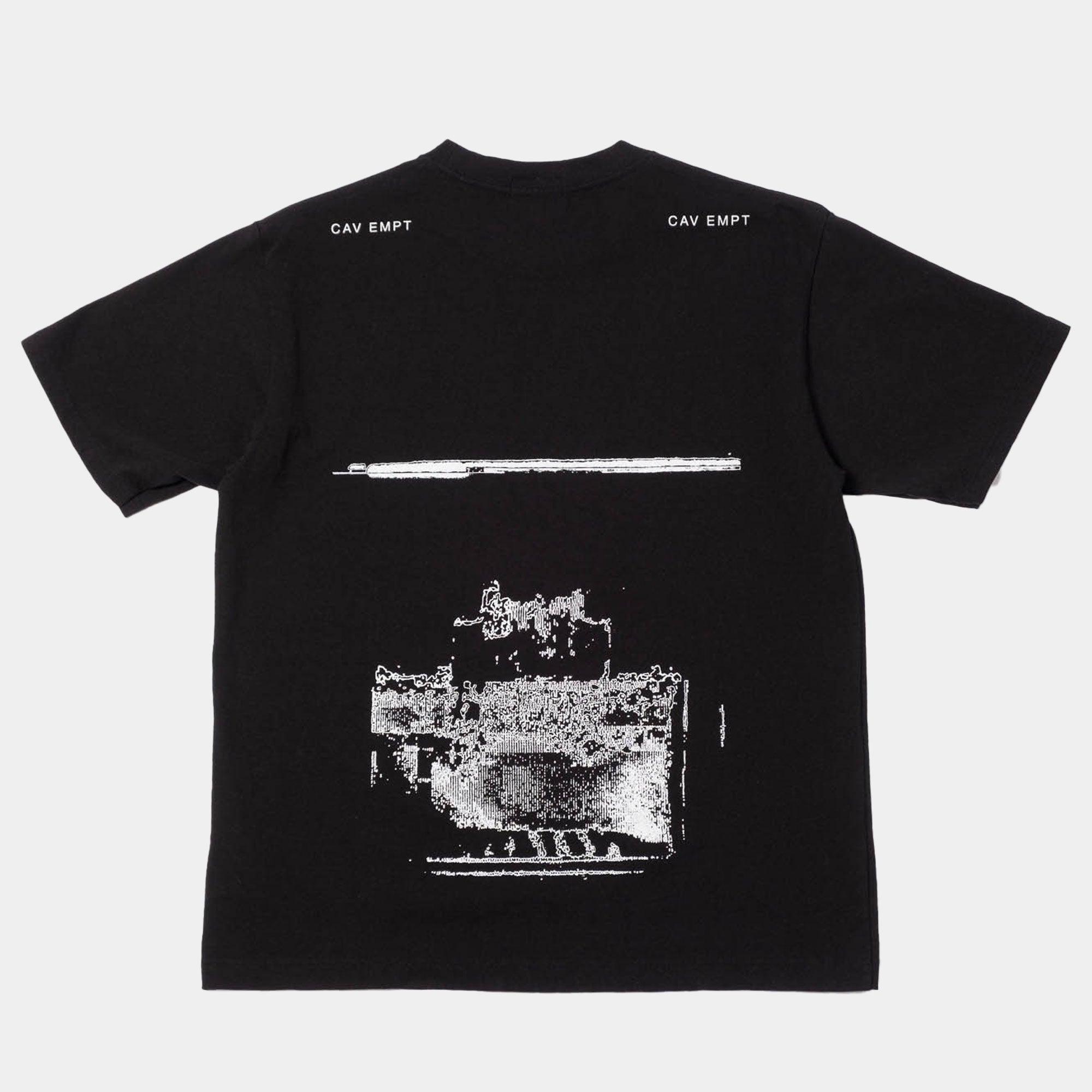 Cav Empt TH Body Bag/AS D_intergration T-Shirt - Black - Never Never